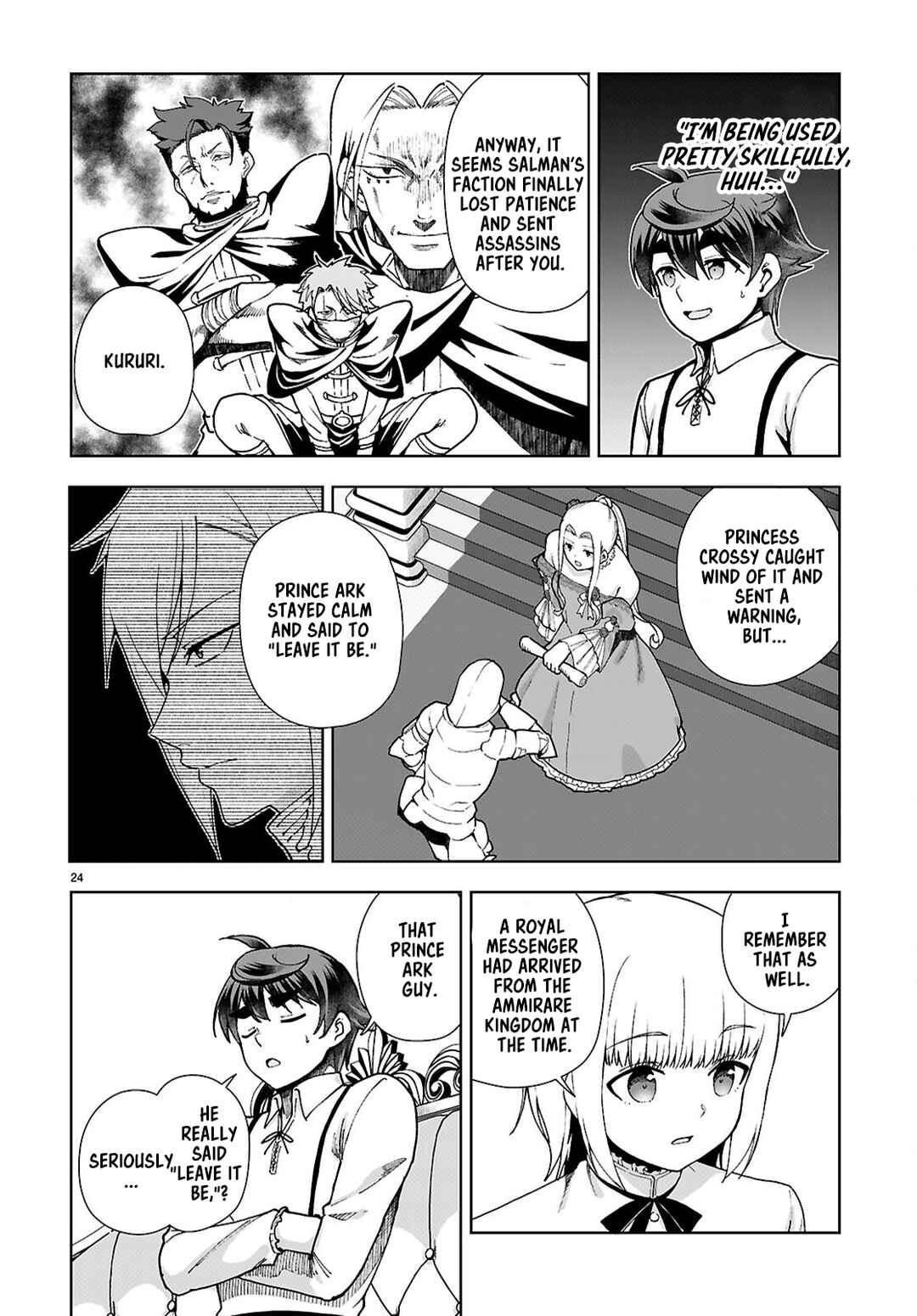 Page 24 Chapter 92 Botsuraku Yotei Nanode, Kajishokunin wo Mezasu