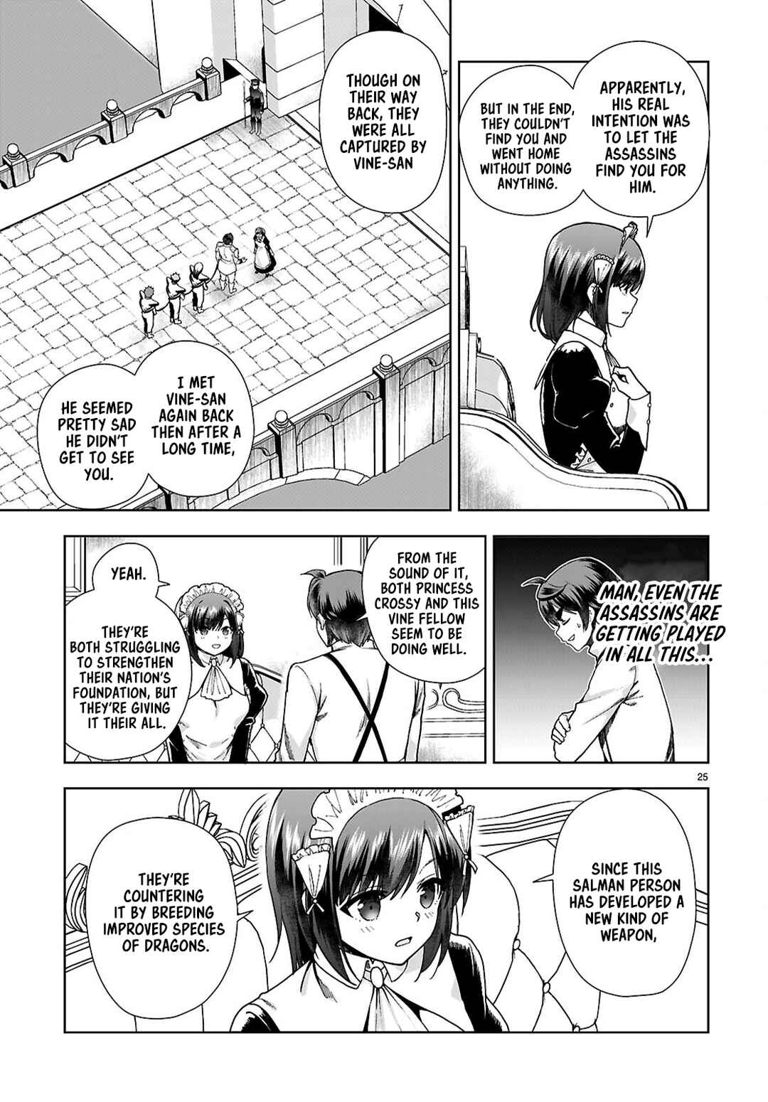 Page 25 Chapter 92 Botsuraku Yotei Nanode, Kajishokunin wo Mezasu
