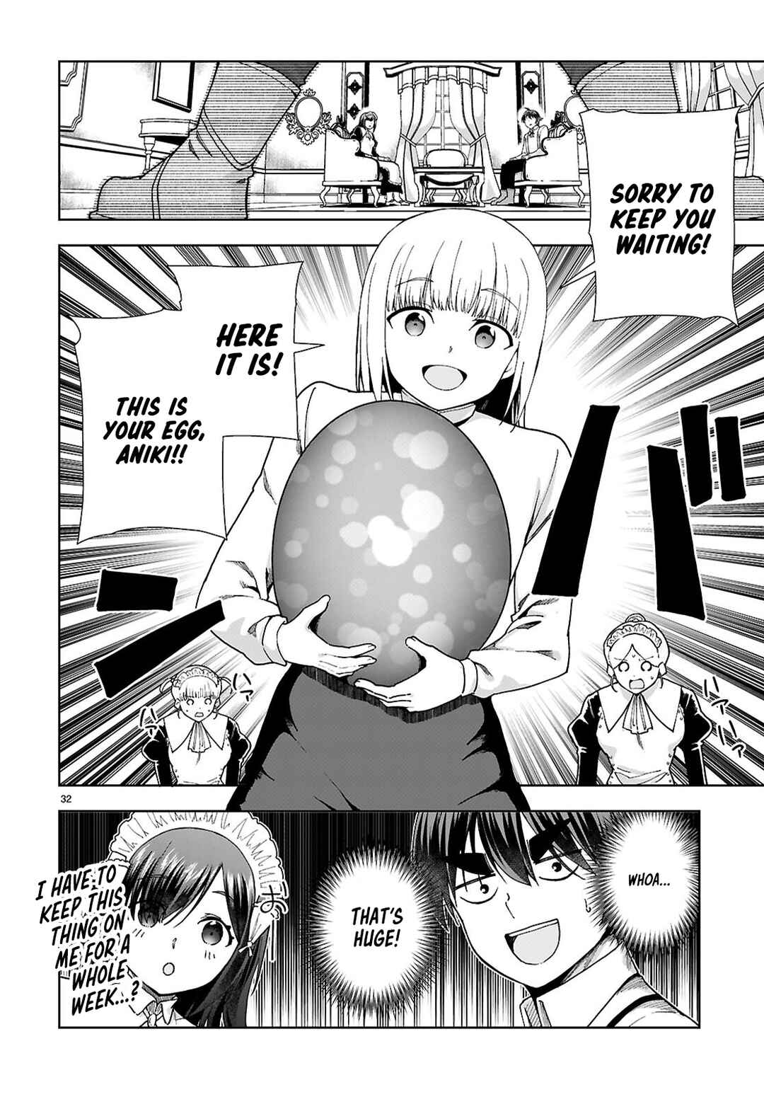 Page 32 Chapter 92 Botsuraku Yotei Nanode, Kajishokunin wo Mezasu