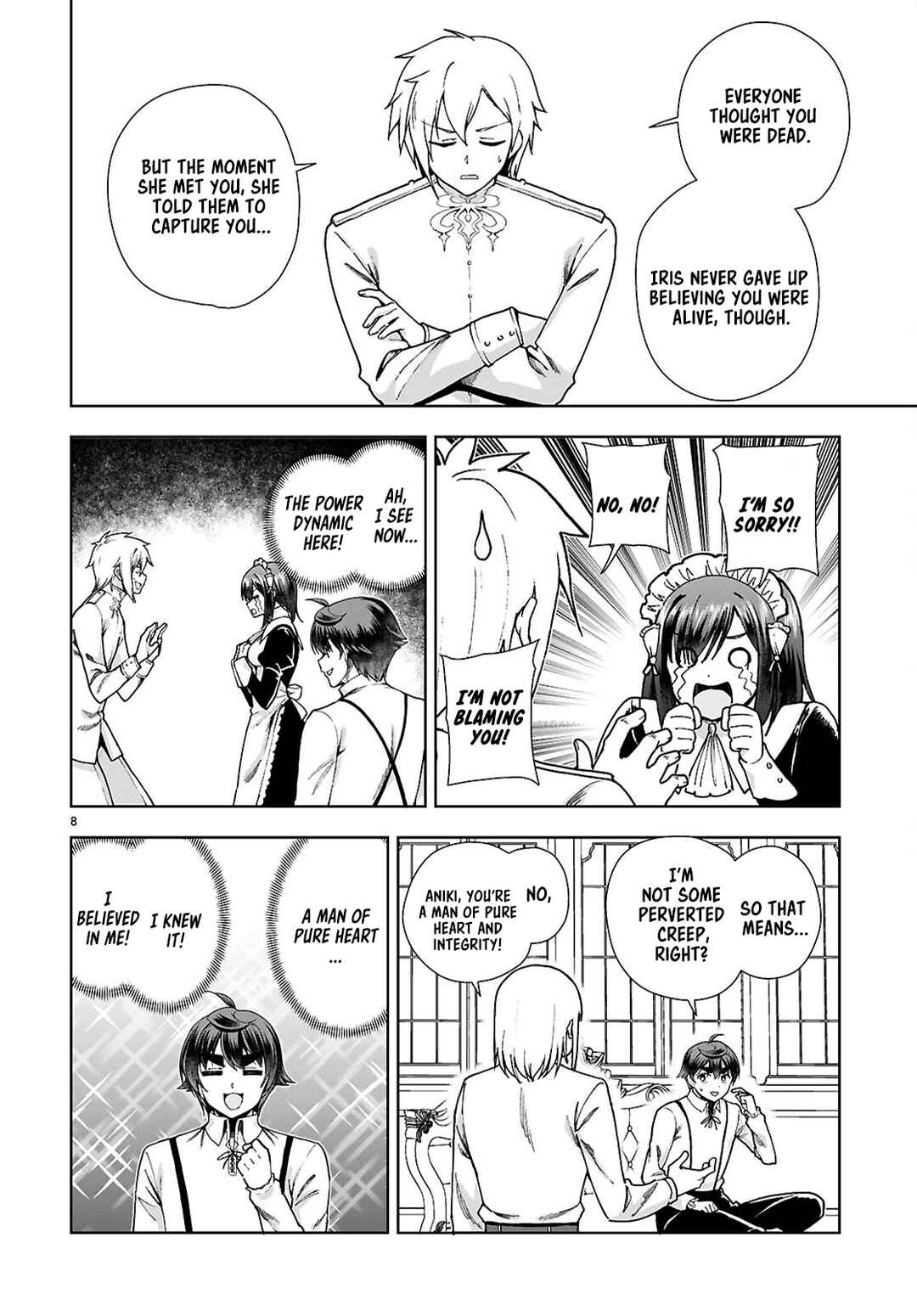 Page 8 Chapter 92 Botsuraku Yotei Nanode, Kajishokunin wo Mezasu