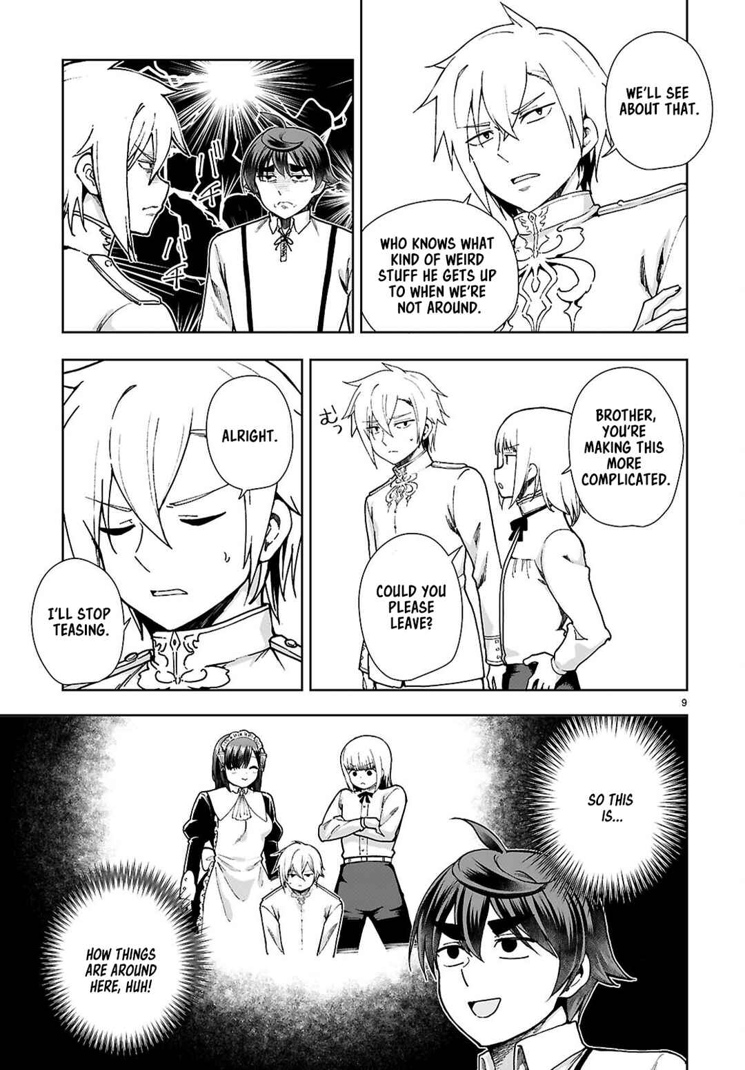 Page 9 Chapter 92 Botsuraku Yotei Nanode, Kajishokunin wo Mezasu