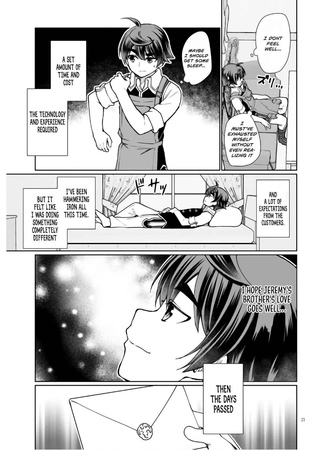 Page 22 Chapter 45 Botsuraku Yotei Nanode, Kajishokunin wo Mezasu
