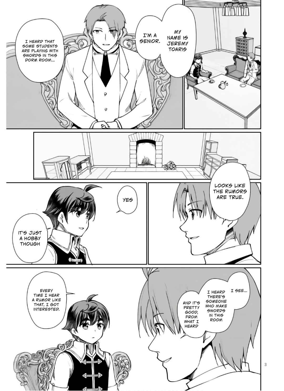 Page 4 Chapter 45 Botsuraku Yotei Nanode, Kajishokunin wo Mezasu