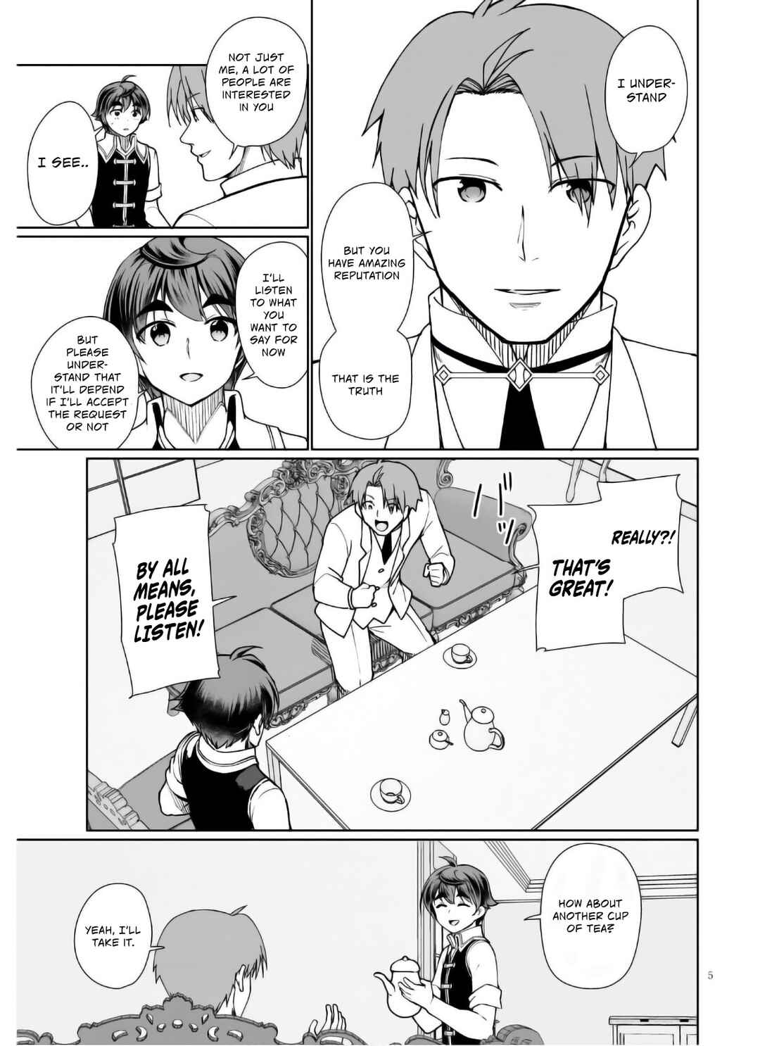 Page 6 Chapter 45 Botsuraku Yotei Nanode, Kajishokunin wo Mezasu