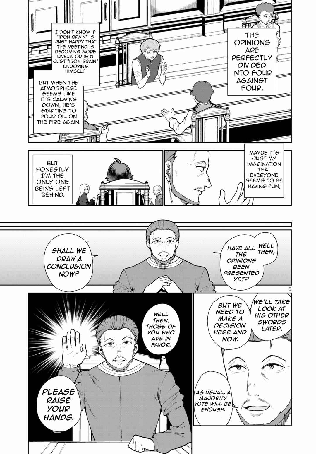 Page 9 Chapter 55 Botsuraku Yotei Nanode, Kajishokunin wo Mezasu