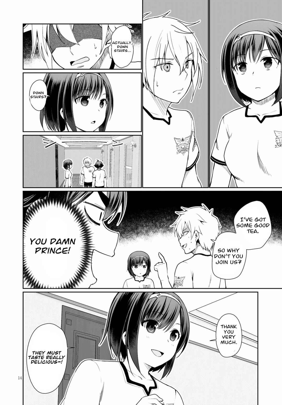 Page 14 Chapter 39 Botsuraku Yotei Nanode, Kajishokunin wo Mezasu