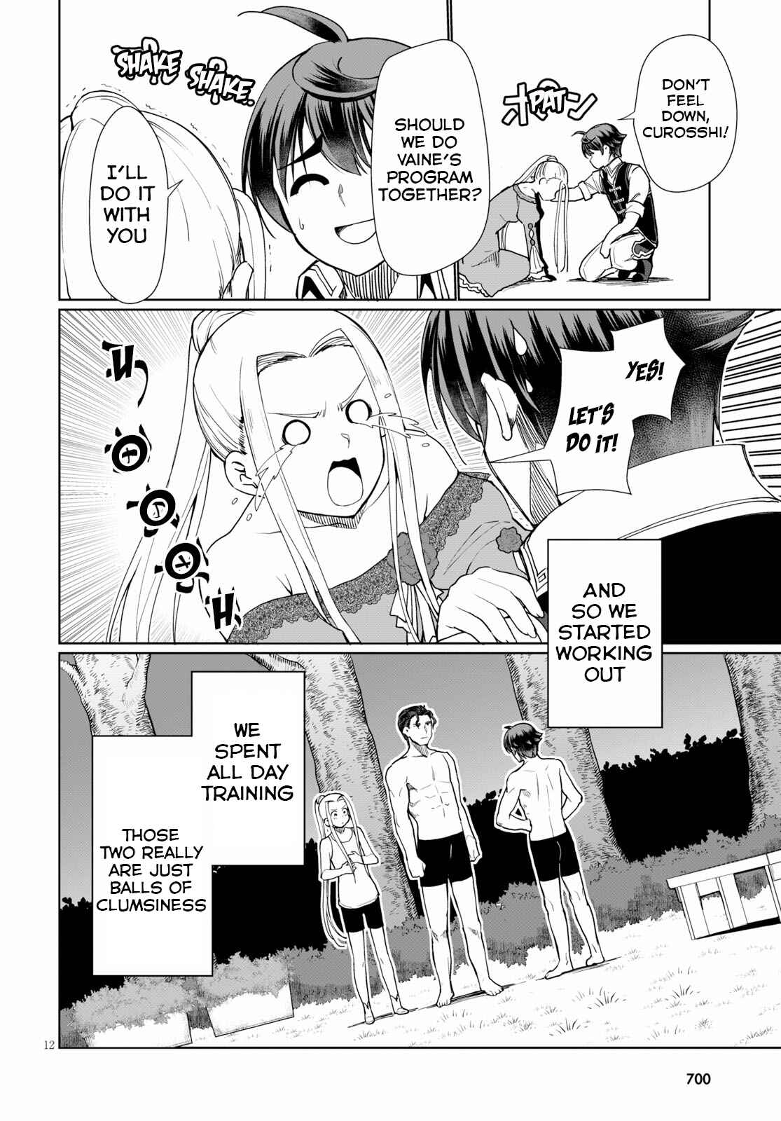 Page 12 Chapter 28 Botsuraku Yotei Nanode, Kajishokunin wo Mezasu