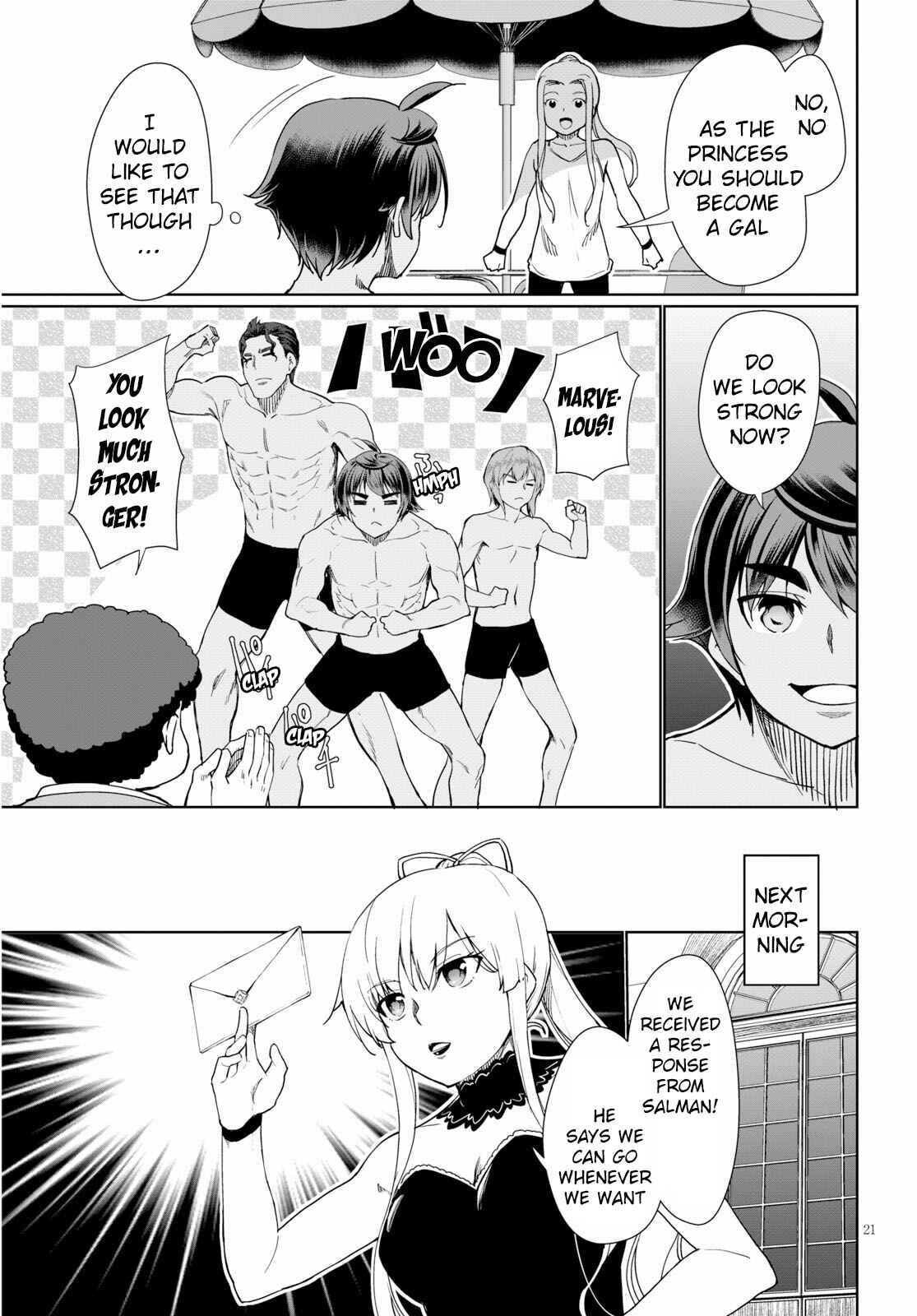 Page 21 Chapter 28 Botsuraku Yotei Nanode, Kajishokunin wo Mezasu