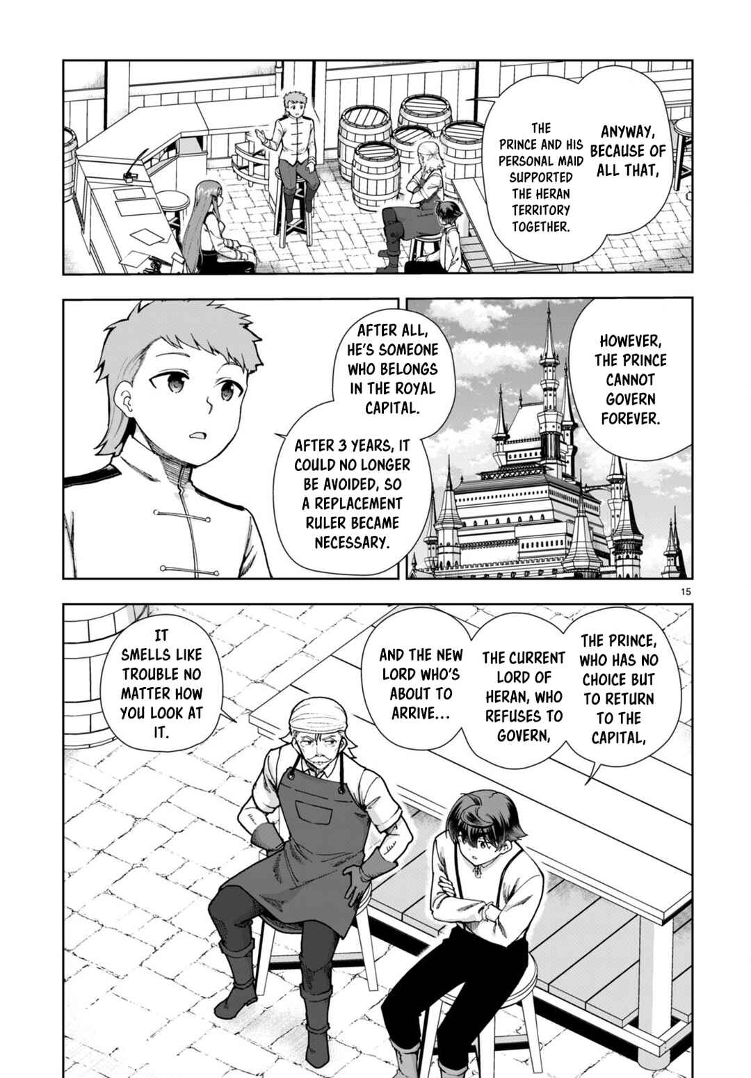 Page 15 Chapter 86 Botsuraku Yotei Nanode, Kajishokunin wo Mezasu