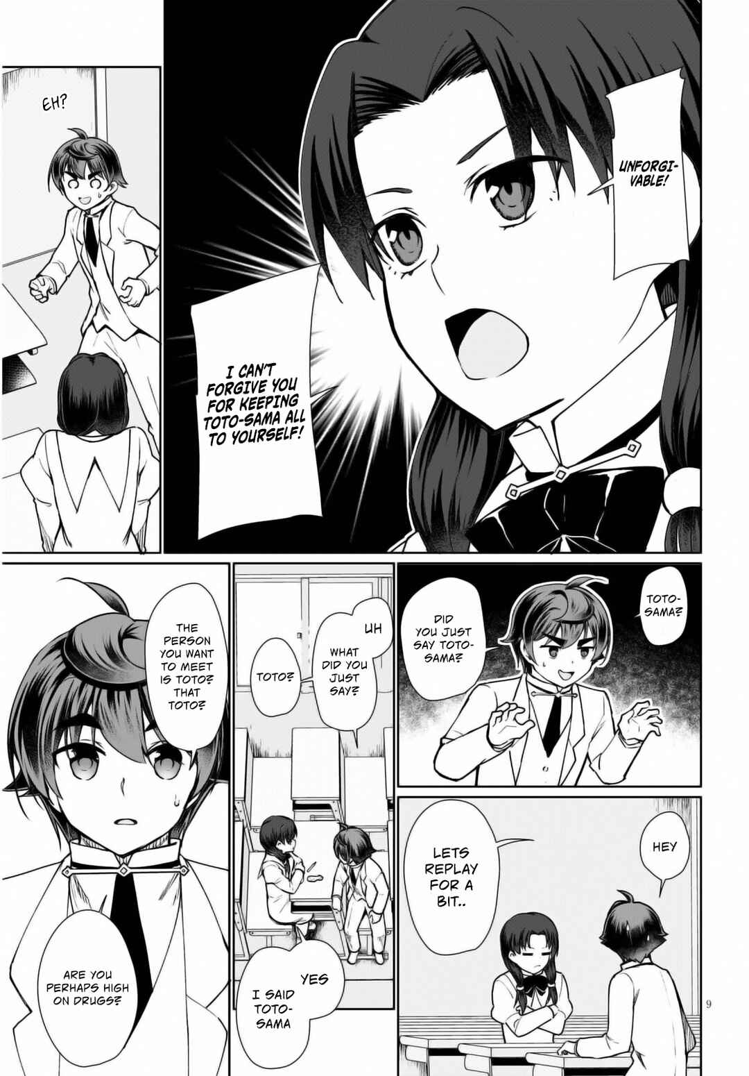 Page 10 Chapter 44 Botsuraku Yotei Nanode, Kajishokunin wo Mezasu