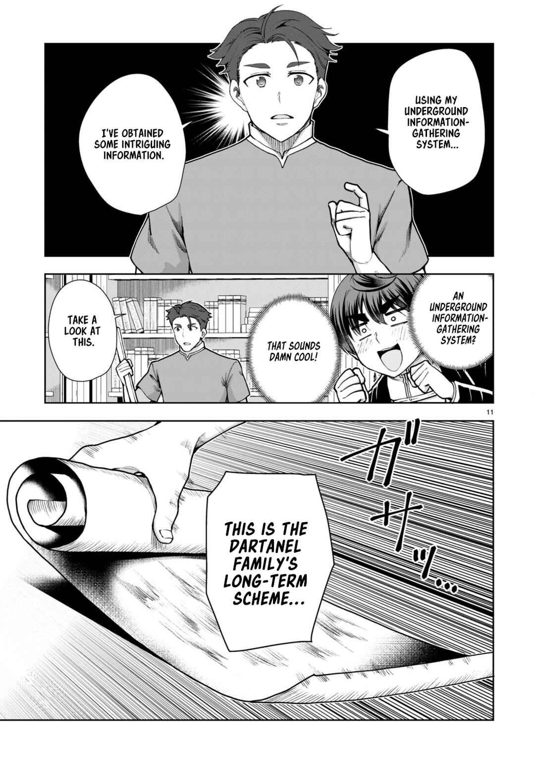 Page 11 Chapter 62 Botsuraku Yotei Nanode, Kajishokunin wo Mezasu