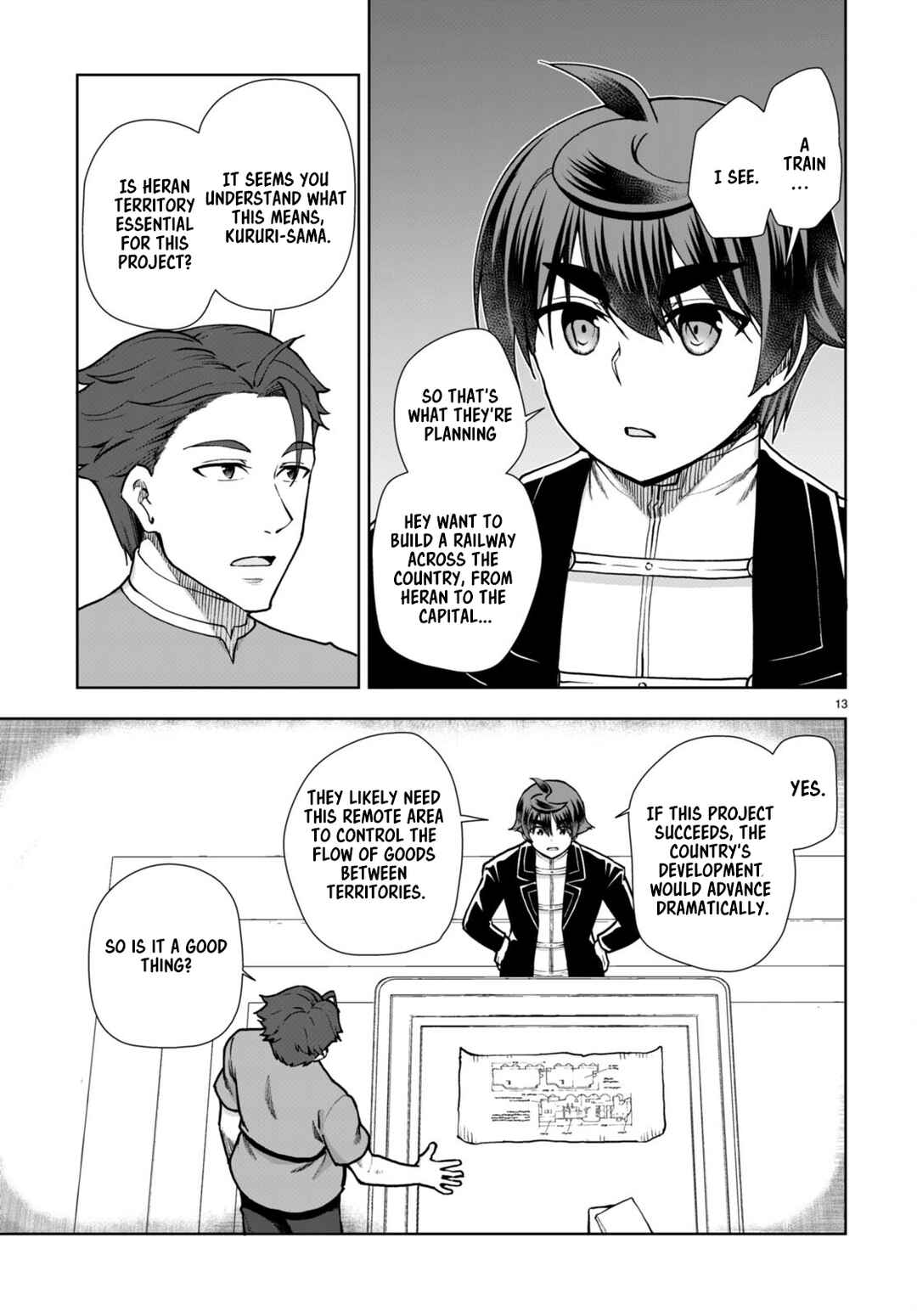 Page 13 Chapter 62 Botsuraku Yotei Nanode, Kajishokunin wo Mezasu