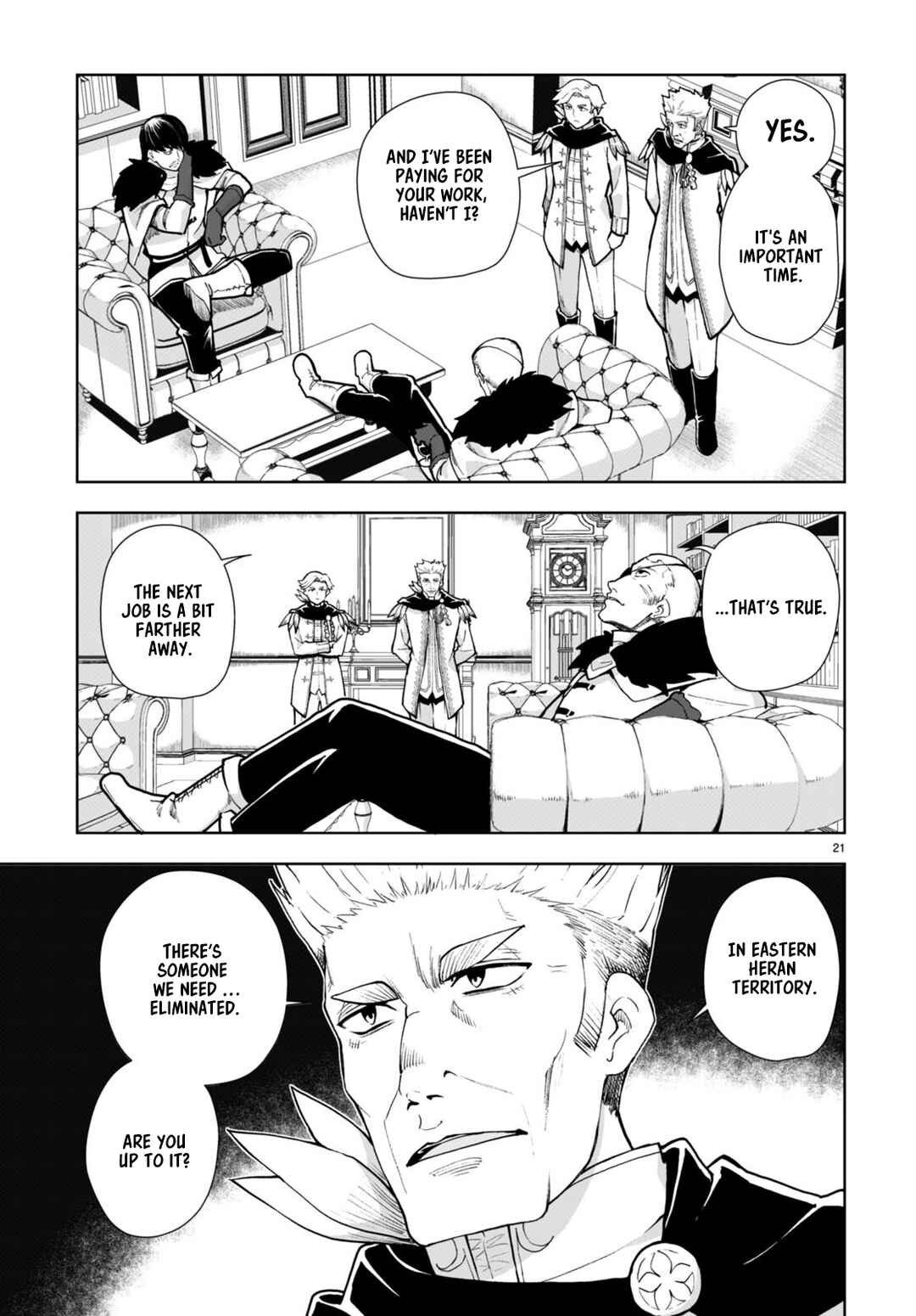 Page 21 Chapter 62 Botsuraku Yotei Nanode, Kajishokunin wo Mezasu