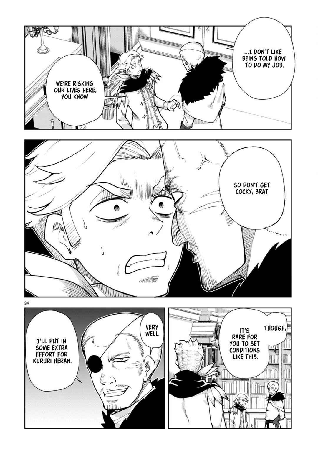 Page 24 Chapter 62 Botsuraku Yotei Nanode, Kajishokunin wo Mezasu