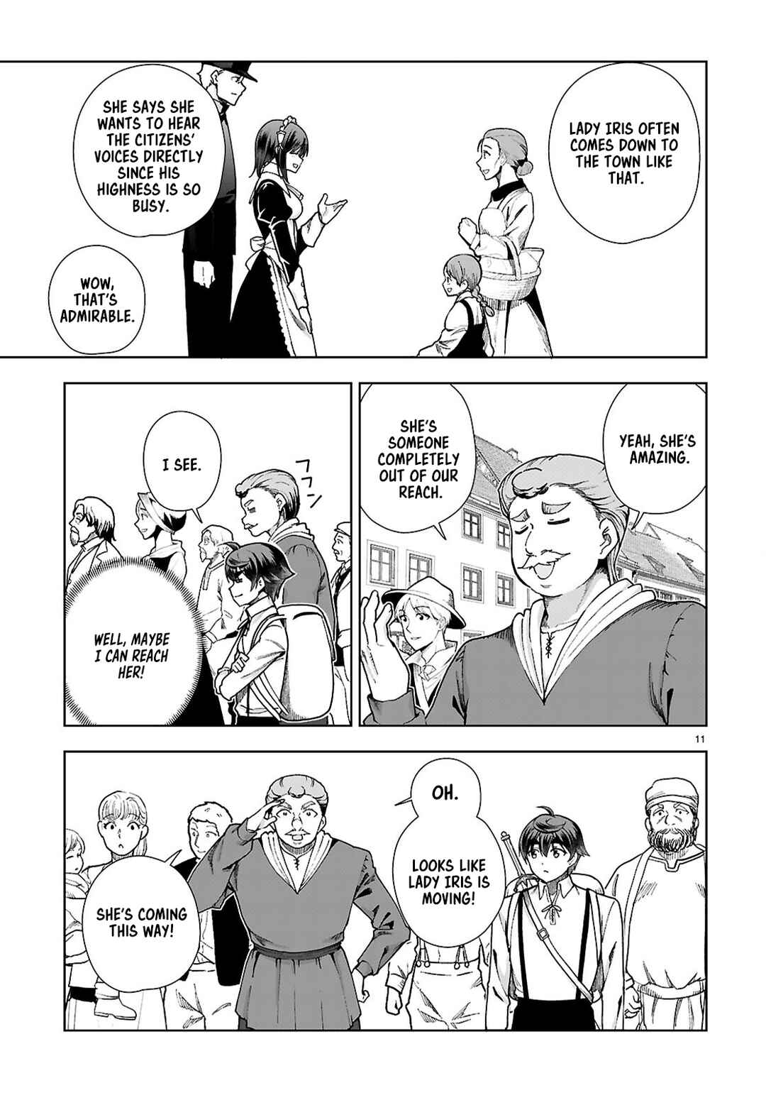 Page 13 Chapter 89 Botsuraku Yotei Nanode, Kajishokunin wo Mezasu