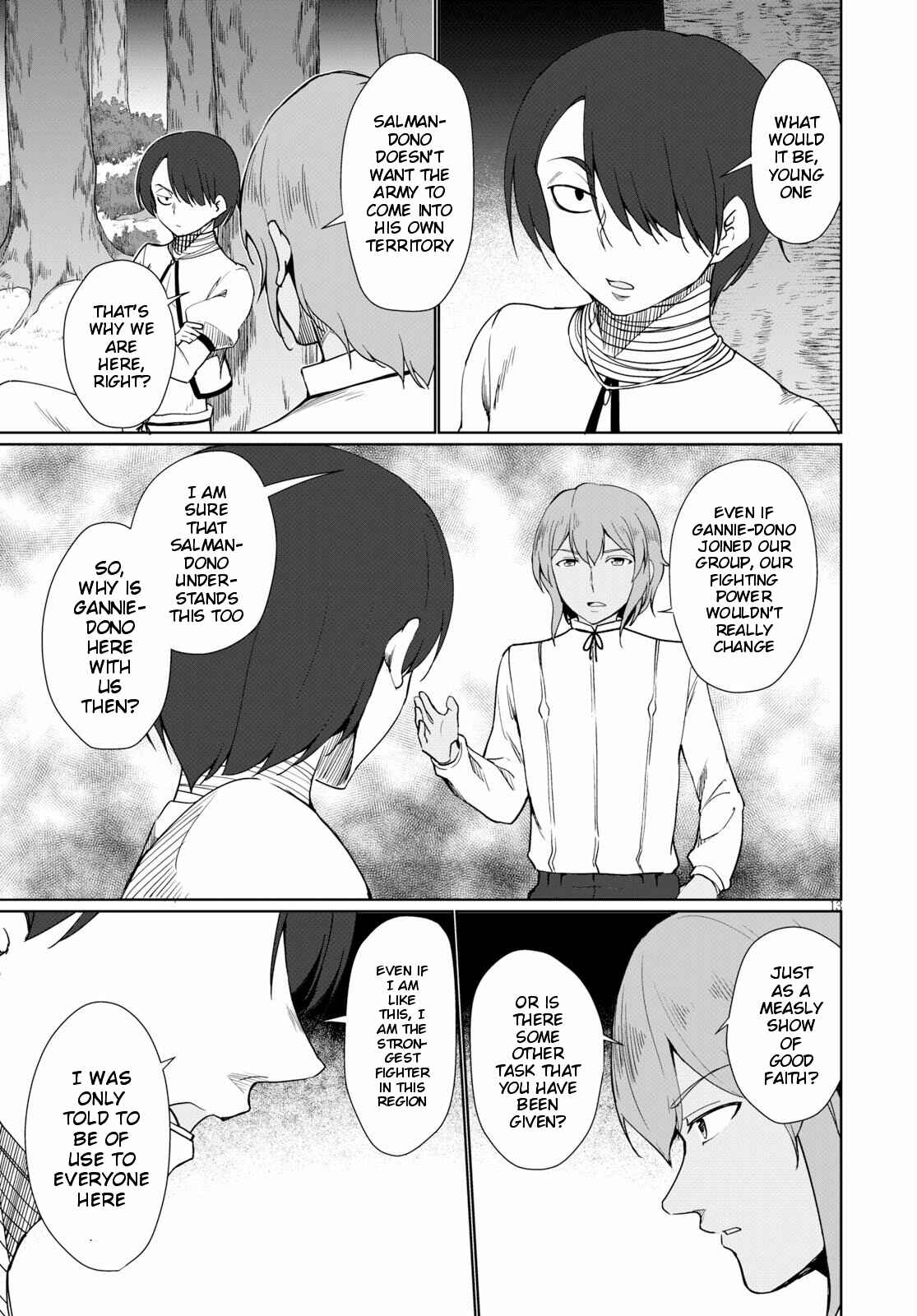 Page 13 Chapter 30 Botsuraku Yotei Nanode, Kajishokunin wo Mezasu