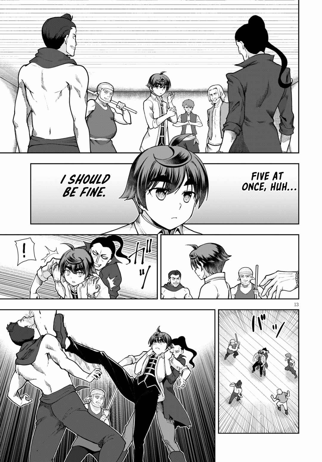 Page 13 Chapter 58 Botsuraku Yotei Nanode, Kajishokunin wo Mezasu