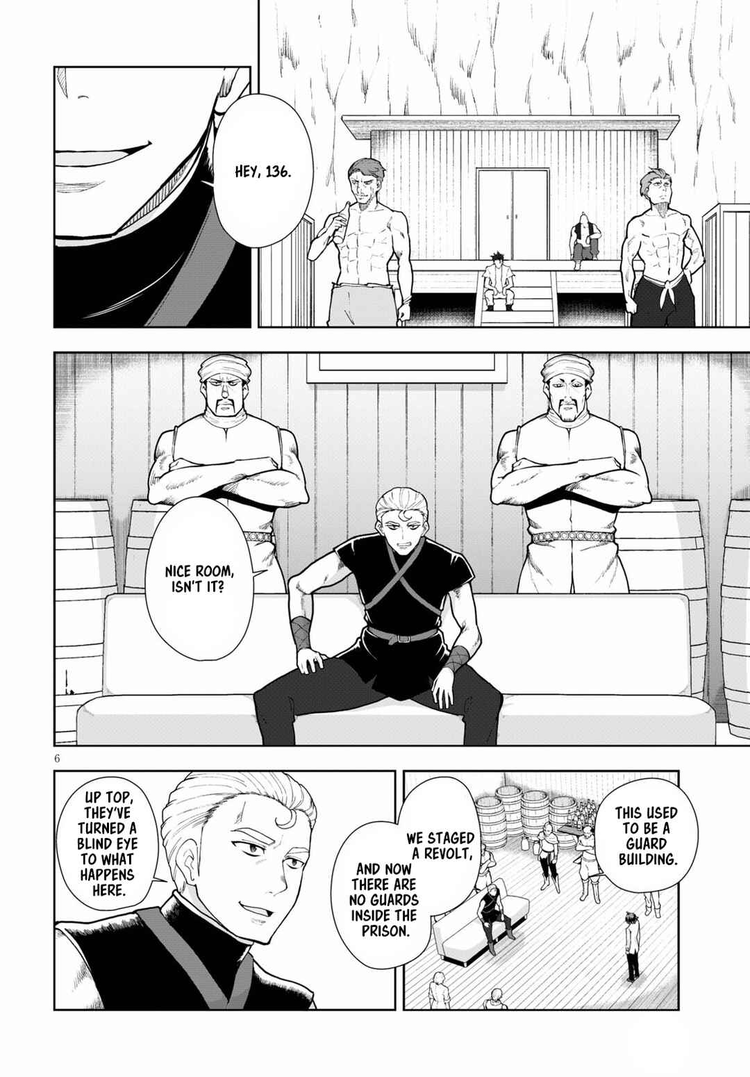 Page 6 Chapter 58 Botsuraku Yotei Nanode, Kajishokunin wo Mezasu