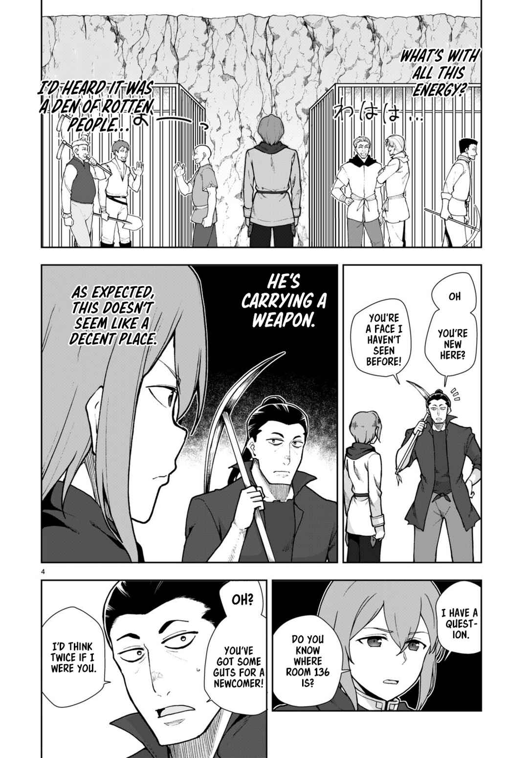 Page 4 Chapter 60 Botsuraku Yotei Nanode, Kajishokunin wo Mezasu