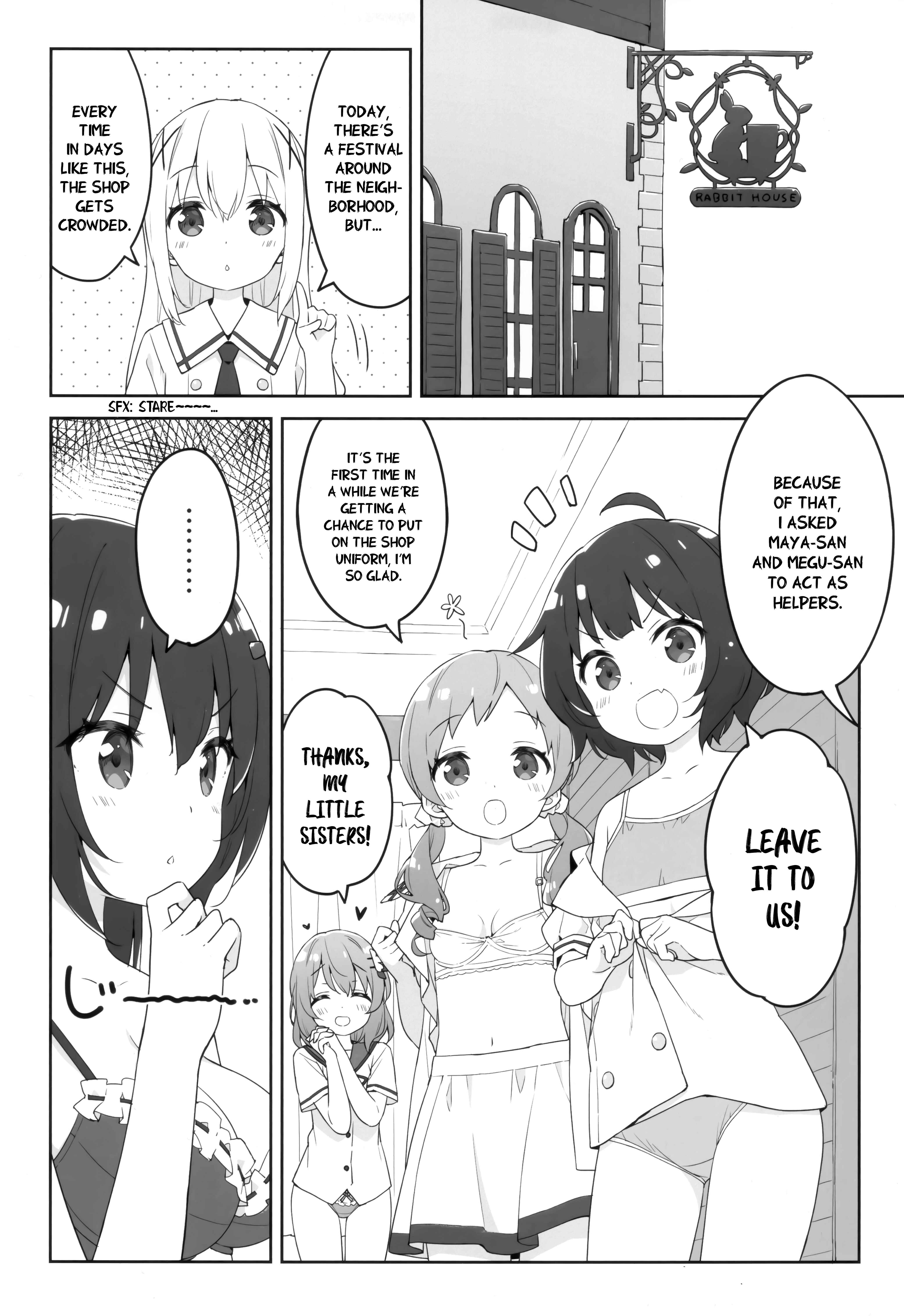 Page 4 Chapter Unknown_1d27 Gochuumon wa Usagi desu ka? - Luminocity 24 Chino-chan no shitagi wa watashi ga erabimasukara! (Doujinshi)