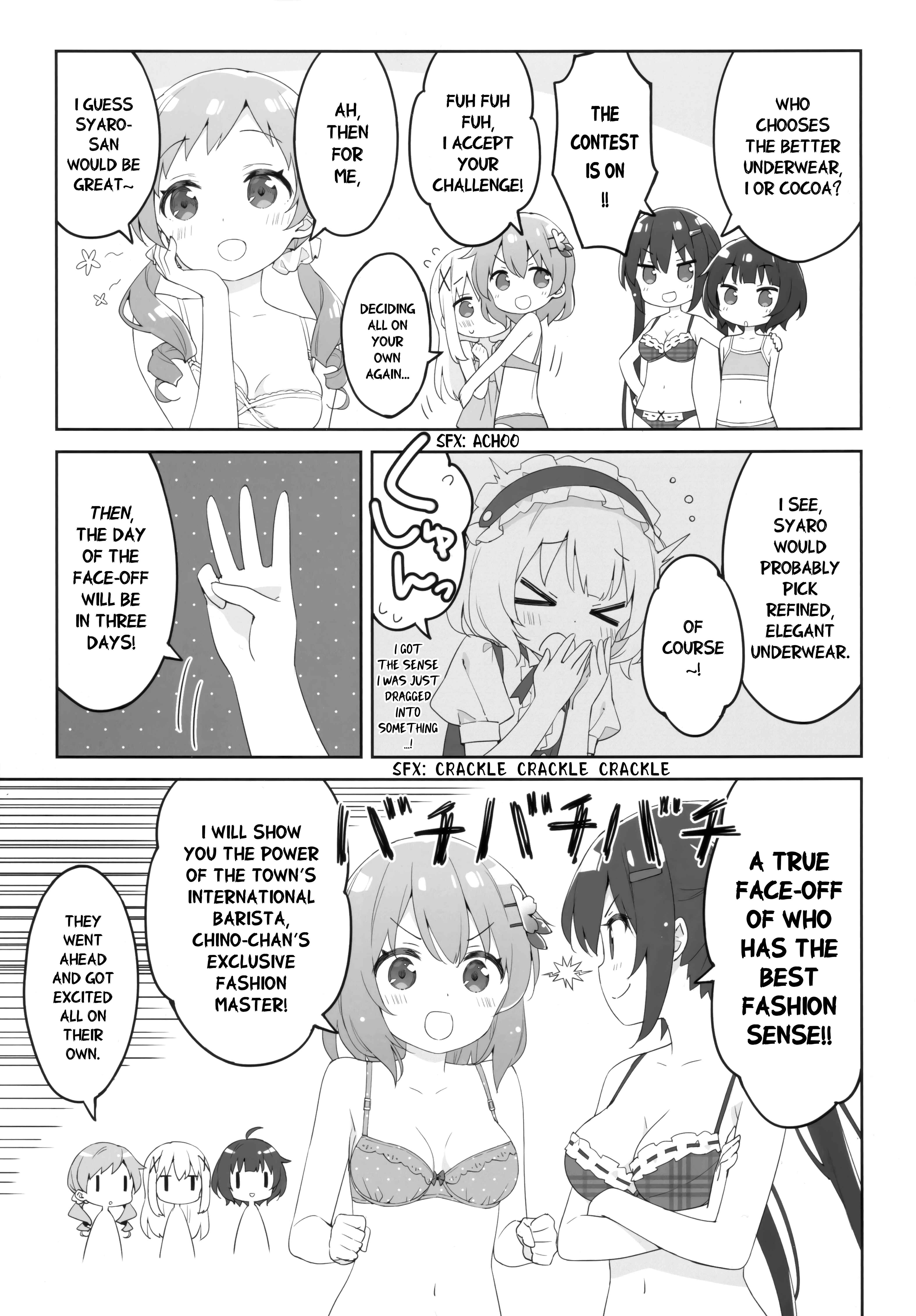 Page 8 Chapter Unknown_1d27 Gochuumon wa Usagi desu ka? - Luminocity 24 Chino-chan no shitagi wa watashi ga erabimasukara! (Doujinshi)