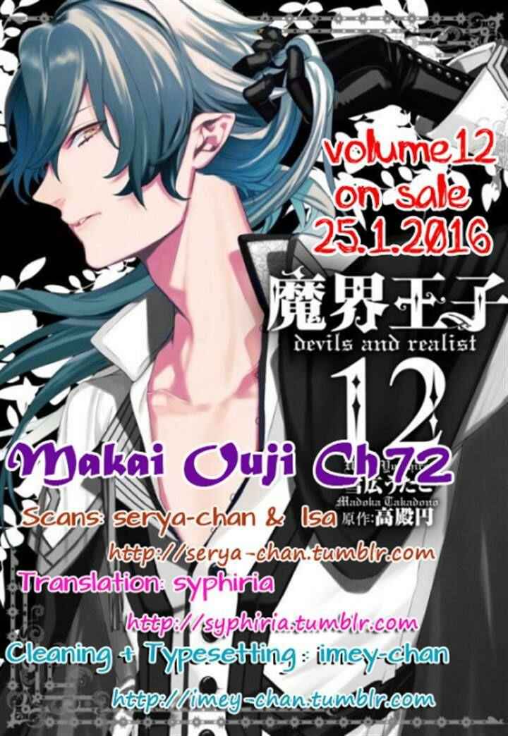 Page 1 Chapter 72 Makai Ouji: Devils and Realist