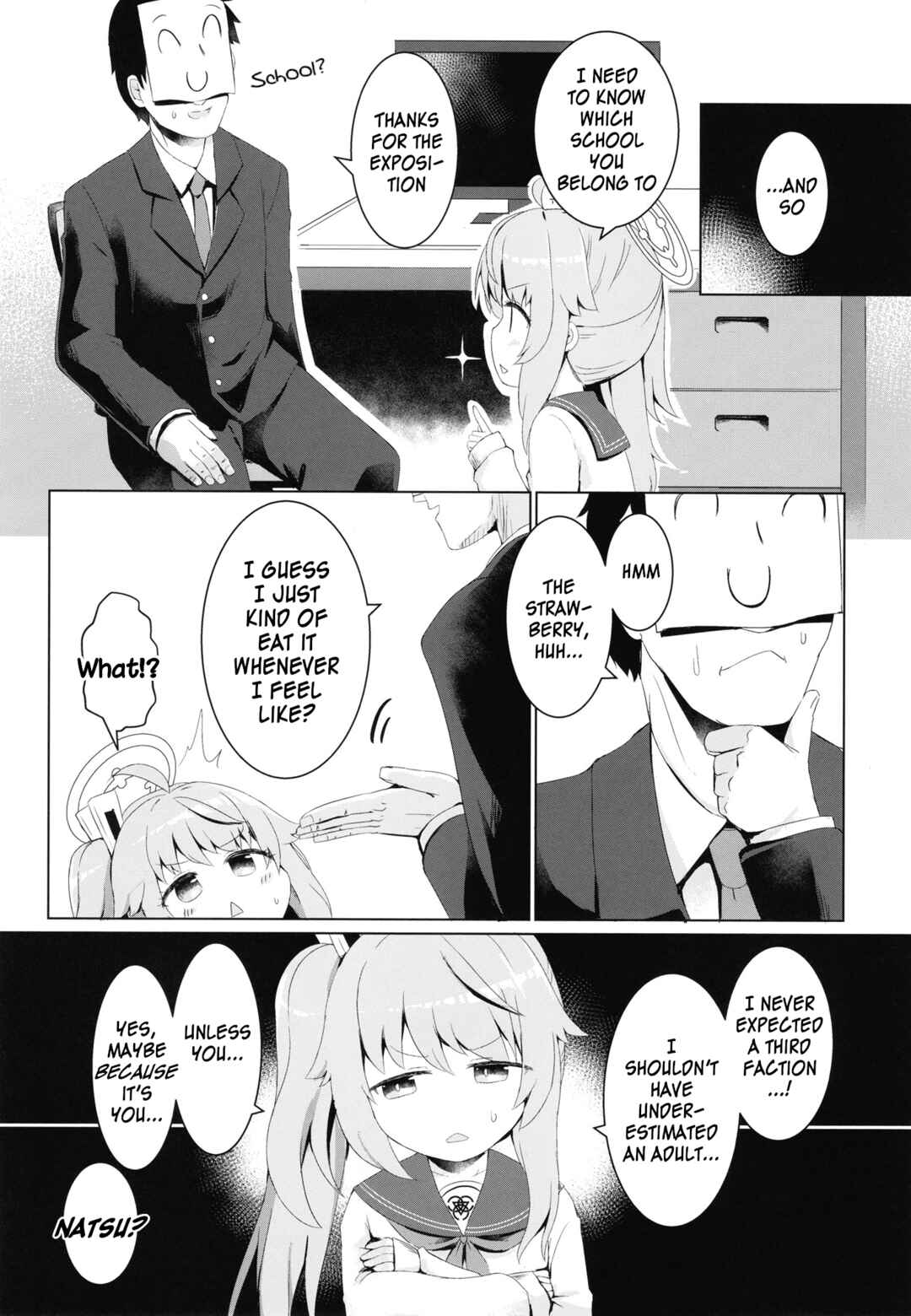 Page 5 Chapter Unknown_cbc2 Blue Archive - Ichigo wa Lemon to Milk o (Doujinshi)