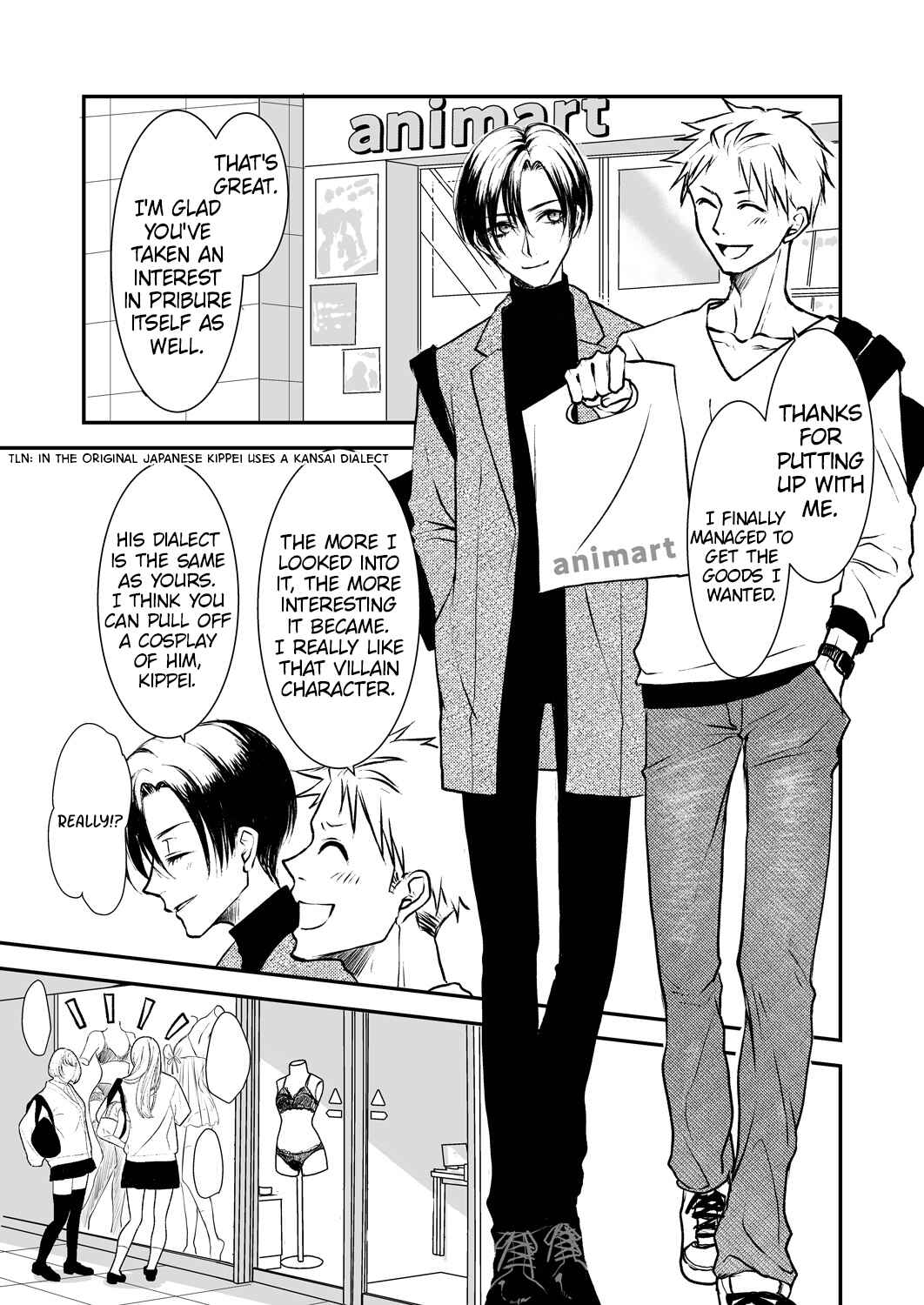 Page 1 Chapter 6 Ikemen Dansou Reiya to Renaishitara BL-ppoi NL ni naru Hanashi