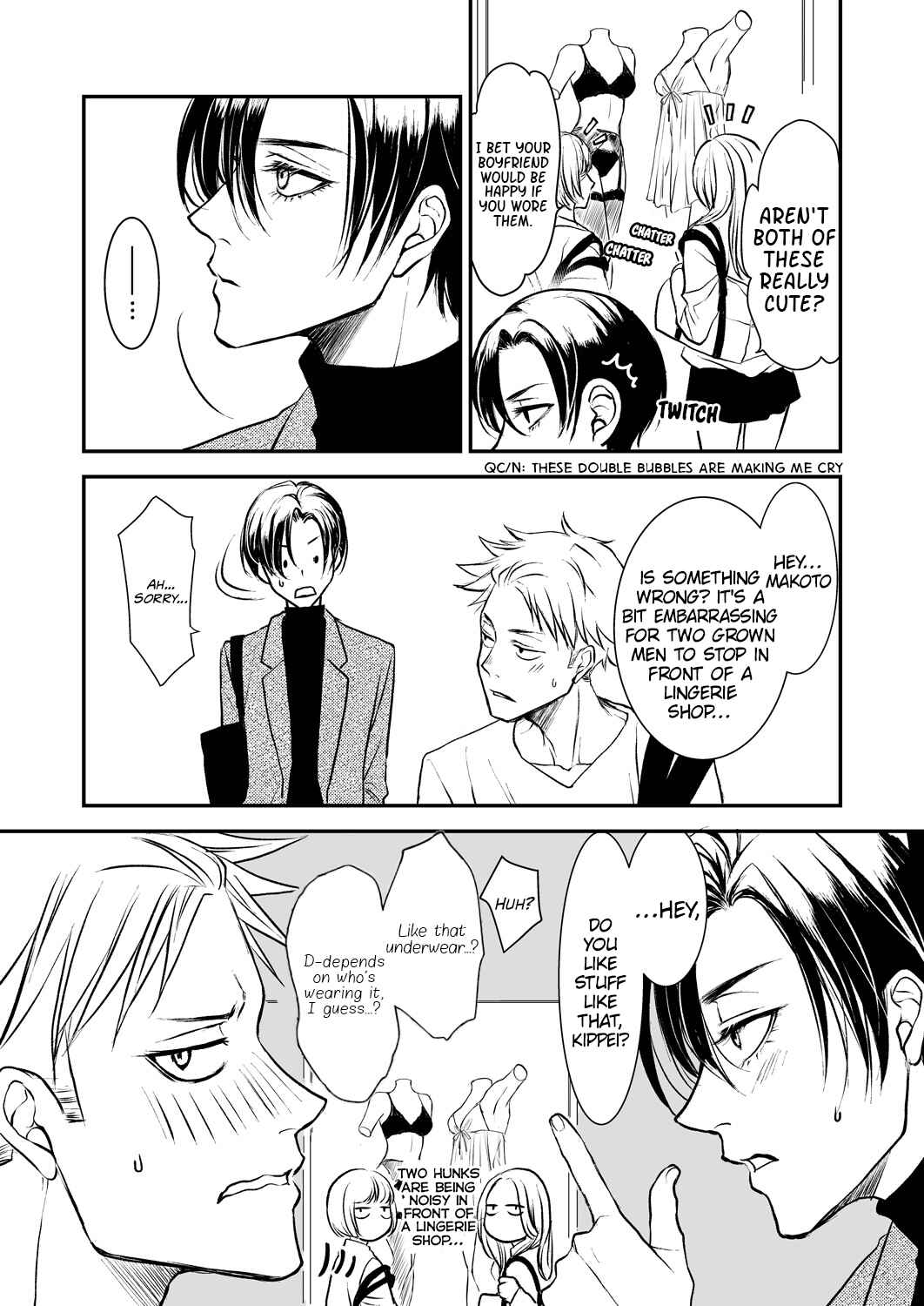 Page 2 Chapter 6 Ikemen Dansou Reiya to Renaishitara BL-ppoi NL ni naru Hanashi