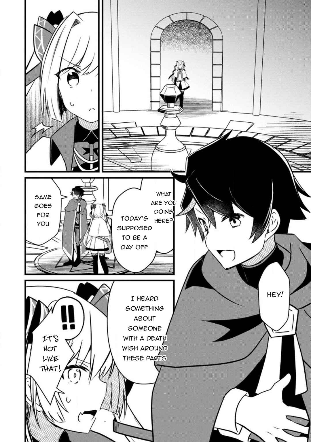 Page 12 Chapter 2.2 Zatsuyo Gakari Ken Shien Jutsu Shi Ha Party Tsuiho Ni Akogareru ~Seken Ha Tsuiho Boomnanoni, Ore Wo Kadai Hyoka Suru Party Member Tachi Ga Kesshite Tebanaso to Shitekurenai~