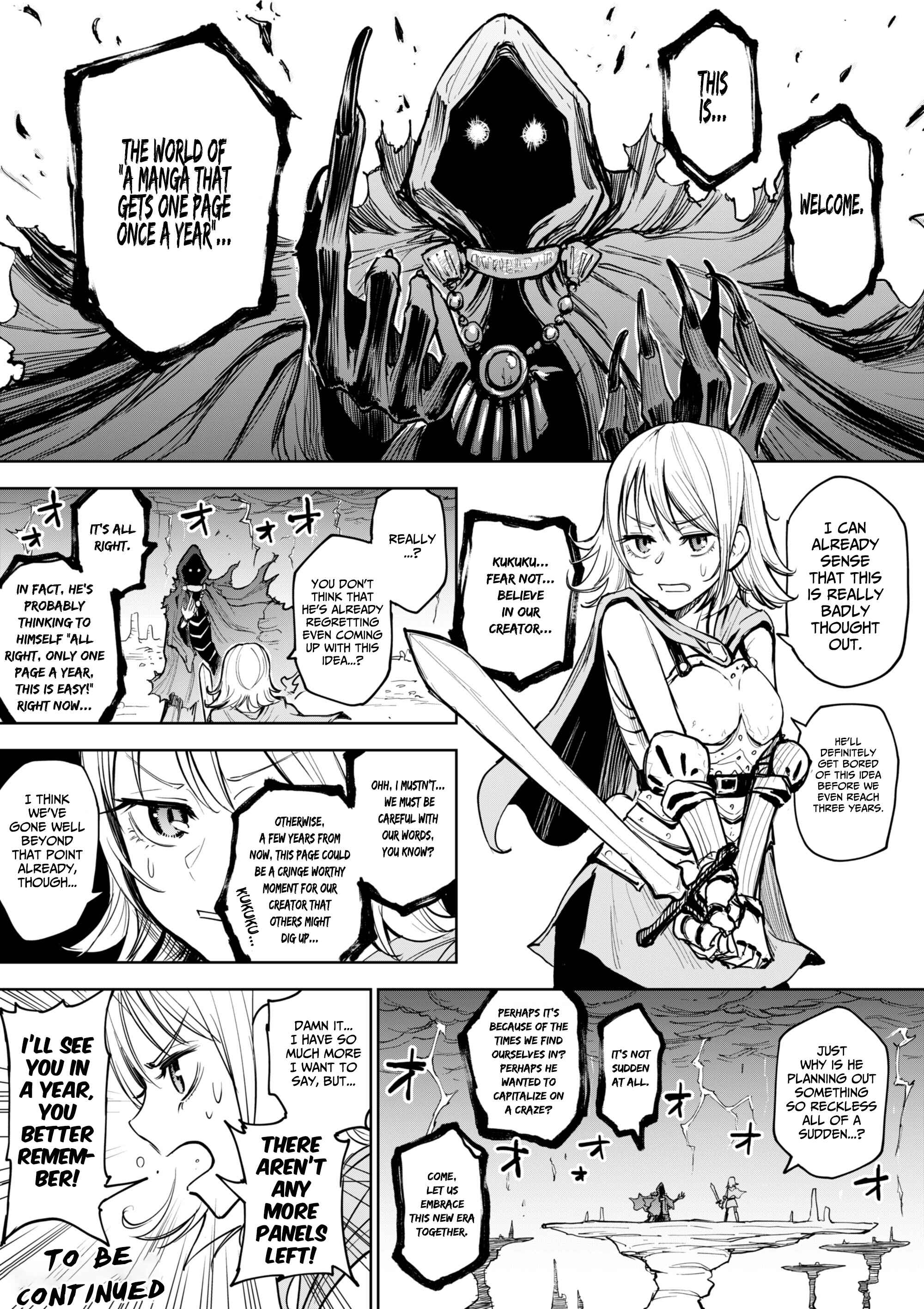 Page 1 Chapter 1 A Manga World That Gets One Page Once a Year