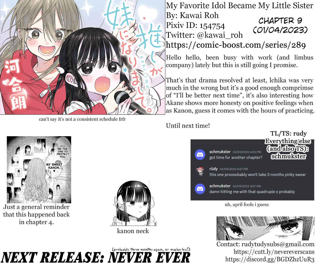 Page 21 Chapter 9 Oshi ga Imouto Ni Narimashite