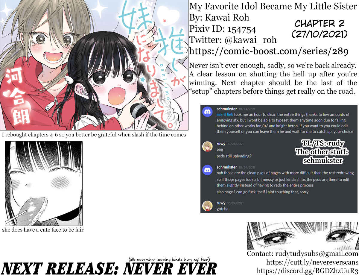 Page 19 Chapter 2 Oshi ga Imouto Ni Narimashite