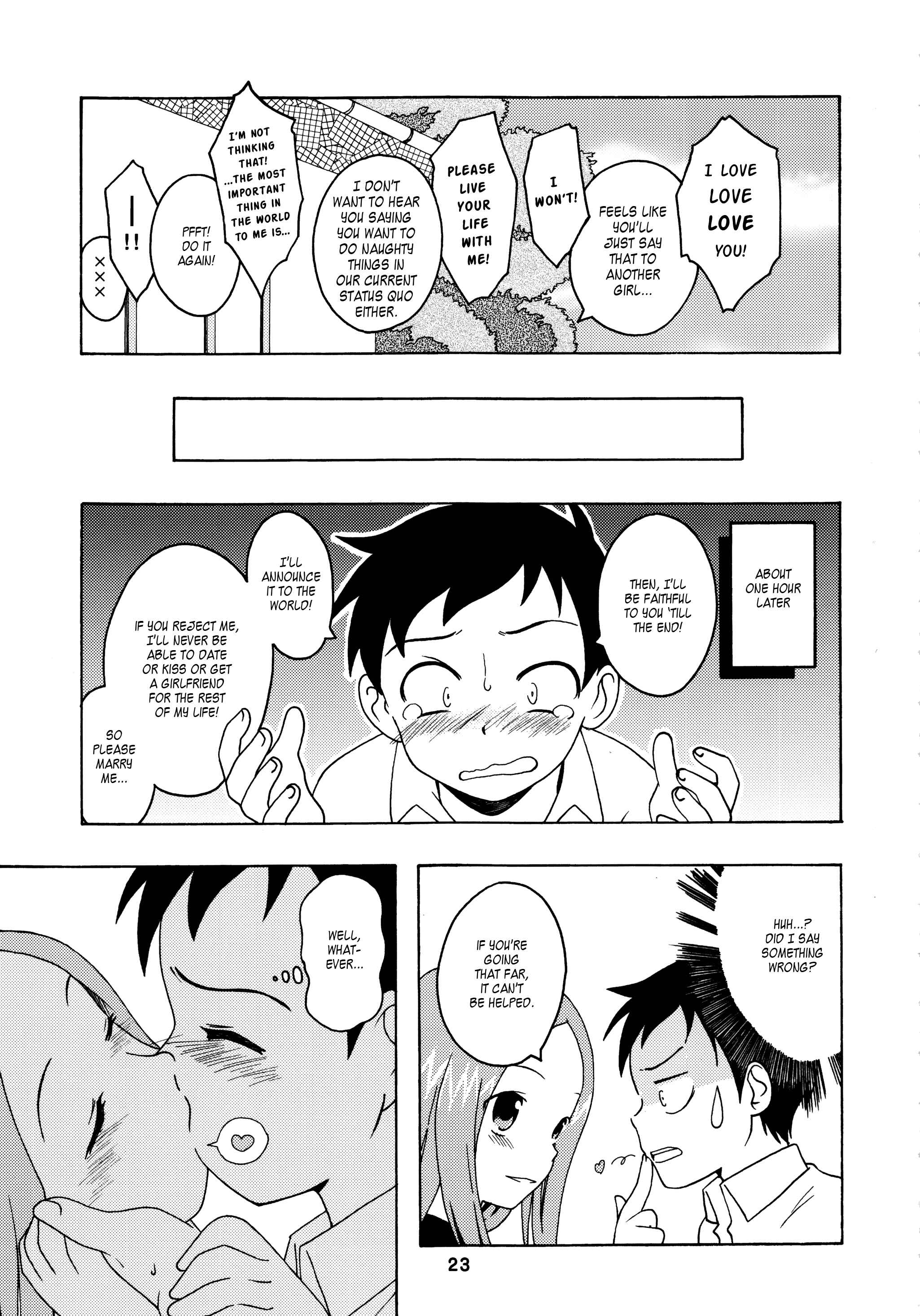 Page 22 Chapter Unknown_0b3b Karakai Jouzu no Takagi-san - Karakaix2 (Doujinshi)