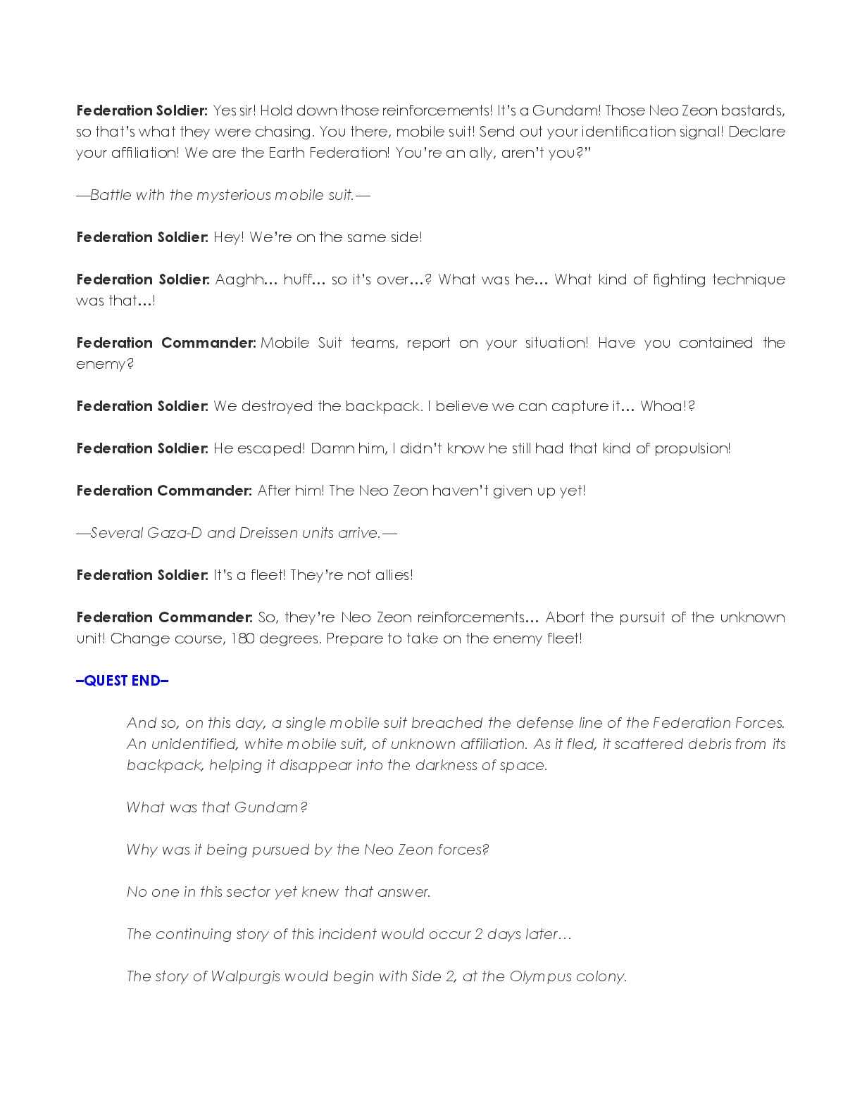 Page 6 Chapter 0 Mobile Suit Gundam: Walpurgis