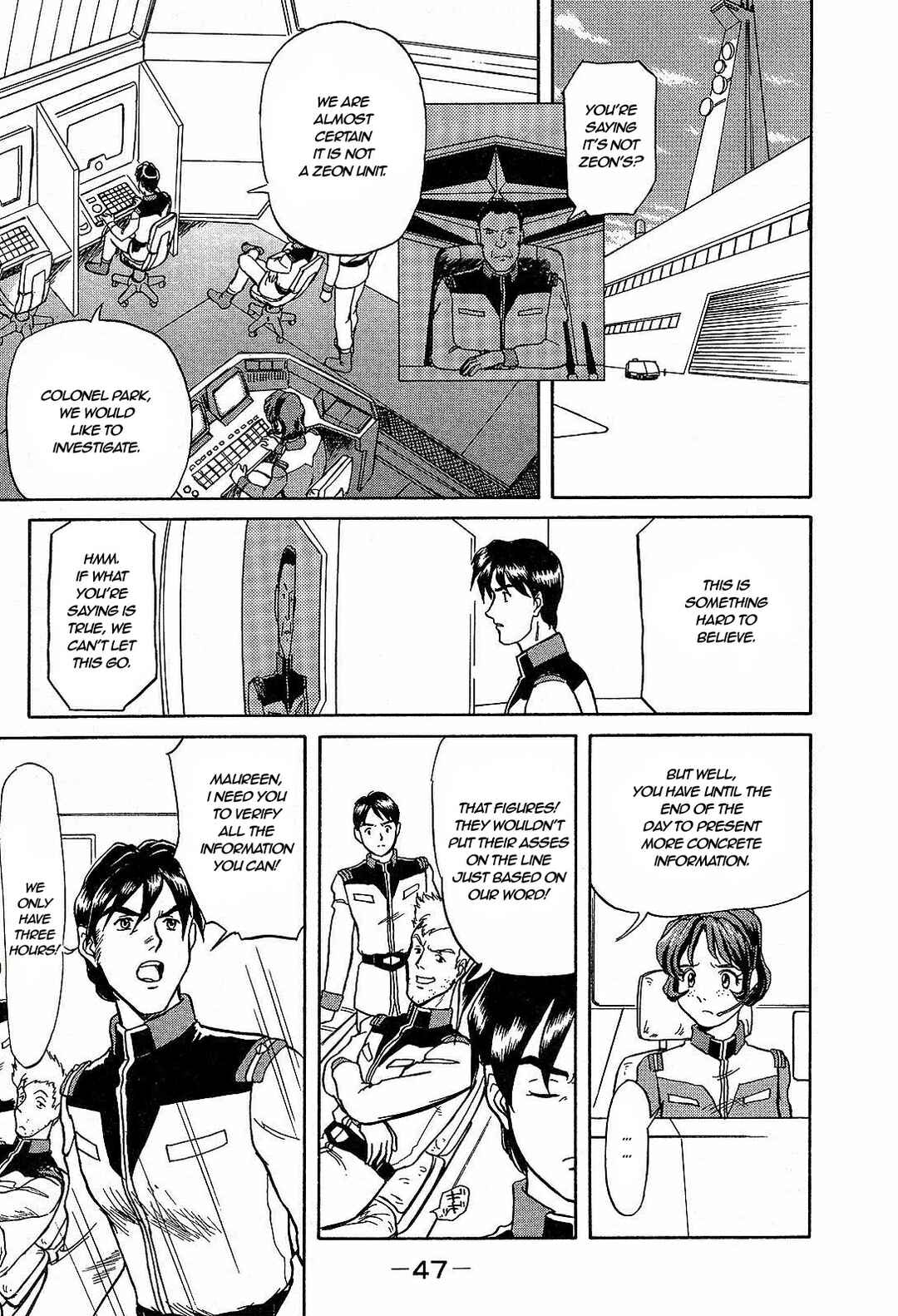Page 11 Chapter 2 Mobile Suit Gundam Side Story - The Blue Destiny