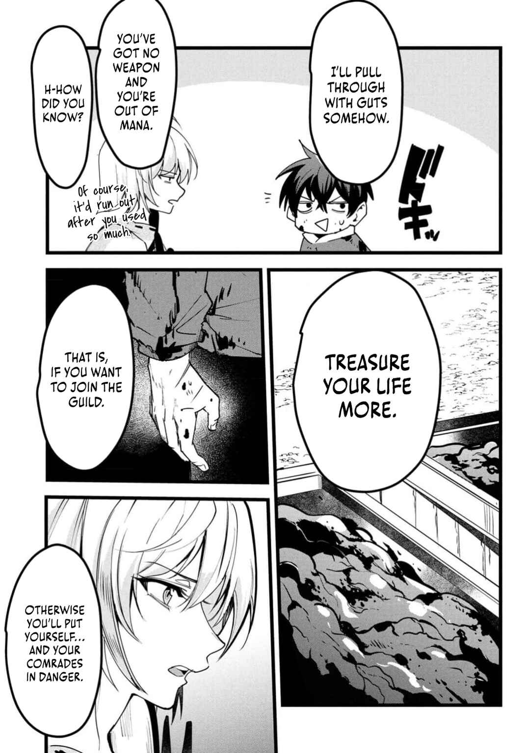 Page 8 Chapter 8 Net Game Haijin no Isekai Tenseiki - Kobushiou to Yobareta Saikyou no Kobushi ga Tsukaenai node, 1-nichi 8-jikan Konbou wo Furu Koto kara Hajimeta