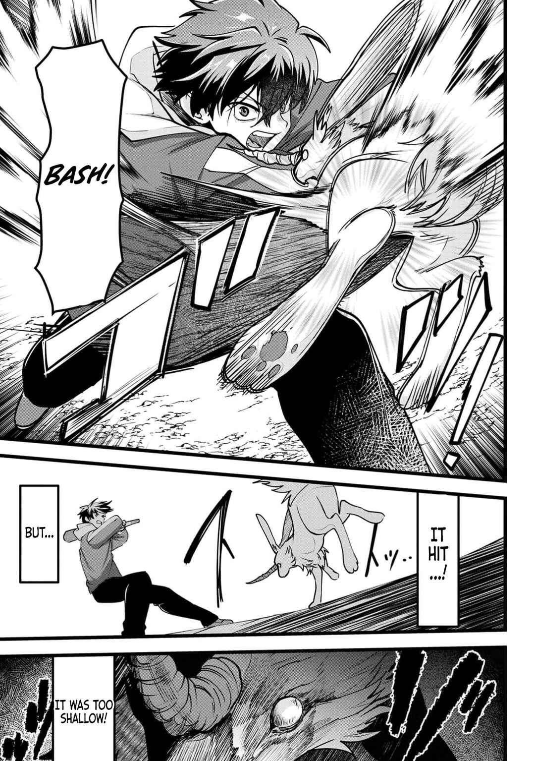 Page 14 Chapter 2 Net Game Haijin no Isekai Tenseiki - Kobushiou to Yobareta Saikyou no Kobushi ga Tsukaenai node, 1-nichi 8-jikan Konbou wo Furu Koto kara Hajimeta