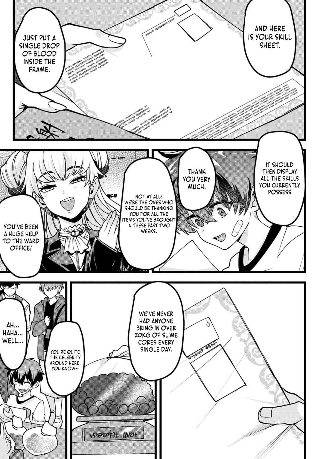 Page 24 Chapter 2 Net Game Haijin no Isekai Tenseiki - Kobushiou to Yobareta Saikyou no Kobushi ga Tsukaenai node, 1-nichi 8-jikan Konbou wo Furu Koto kara Hajimeta