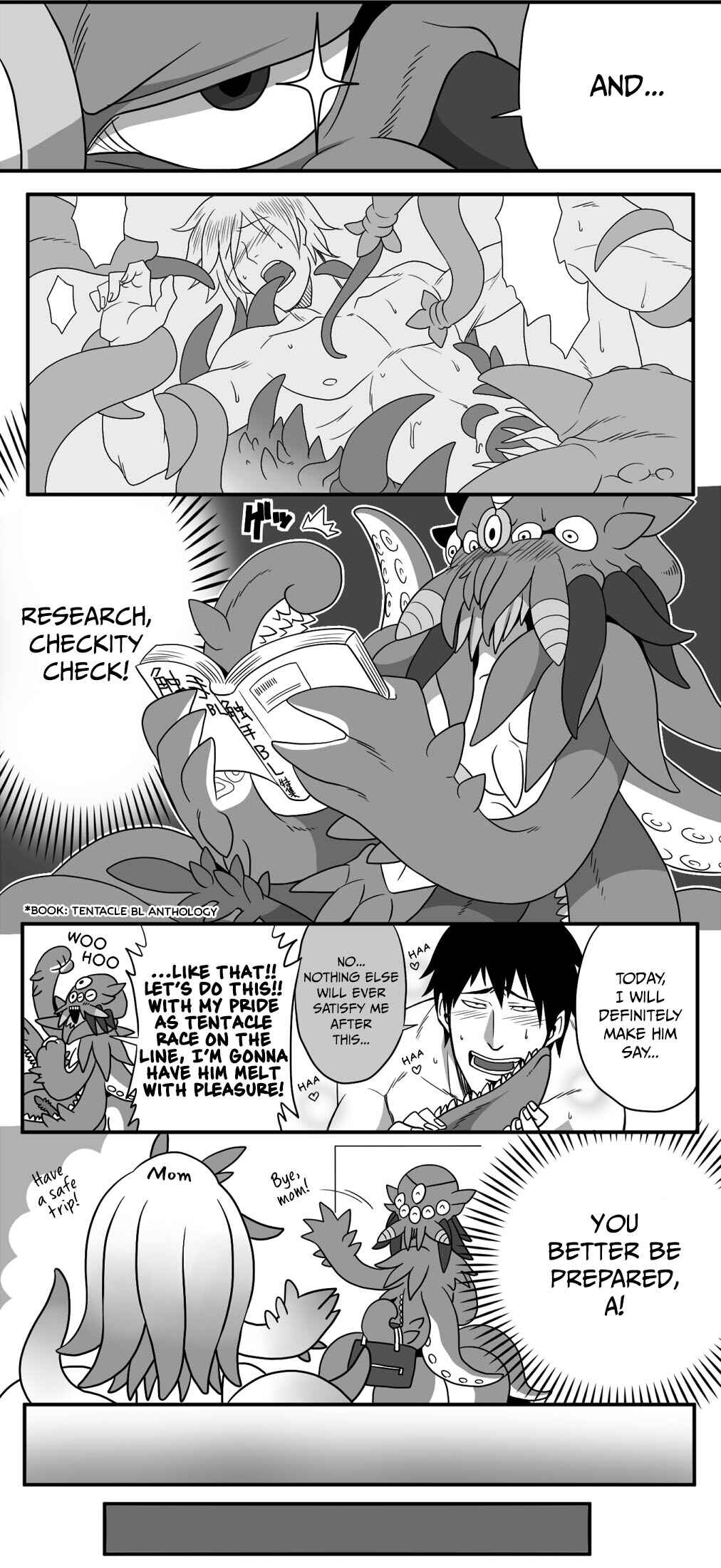 Page 3 Chapter Unknown_0364 A-kun to Tentacle-kun