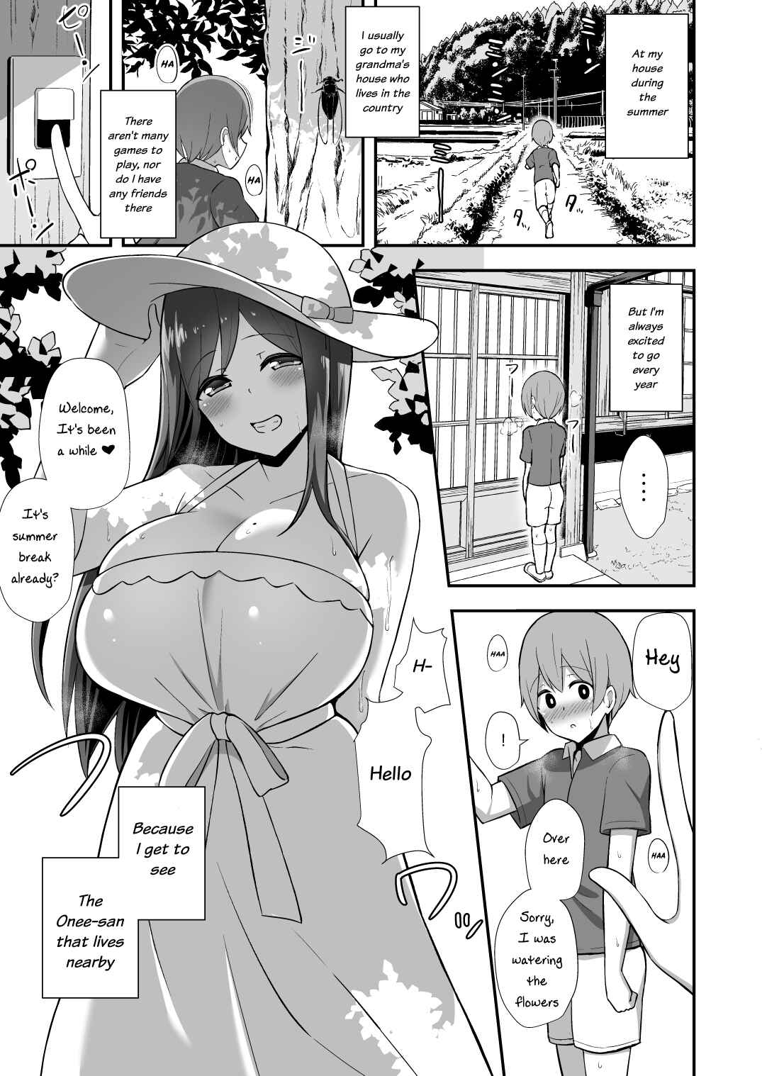Page 2 Chapter Unknown_174a Shiro OnePi Onee-san to Babubabu Inaka Ecchi