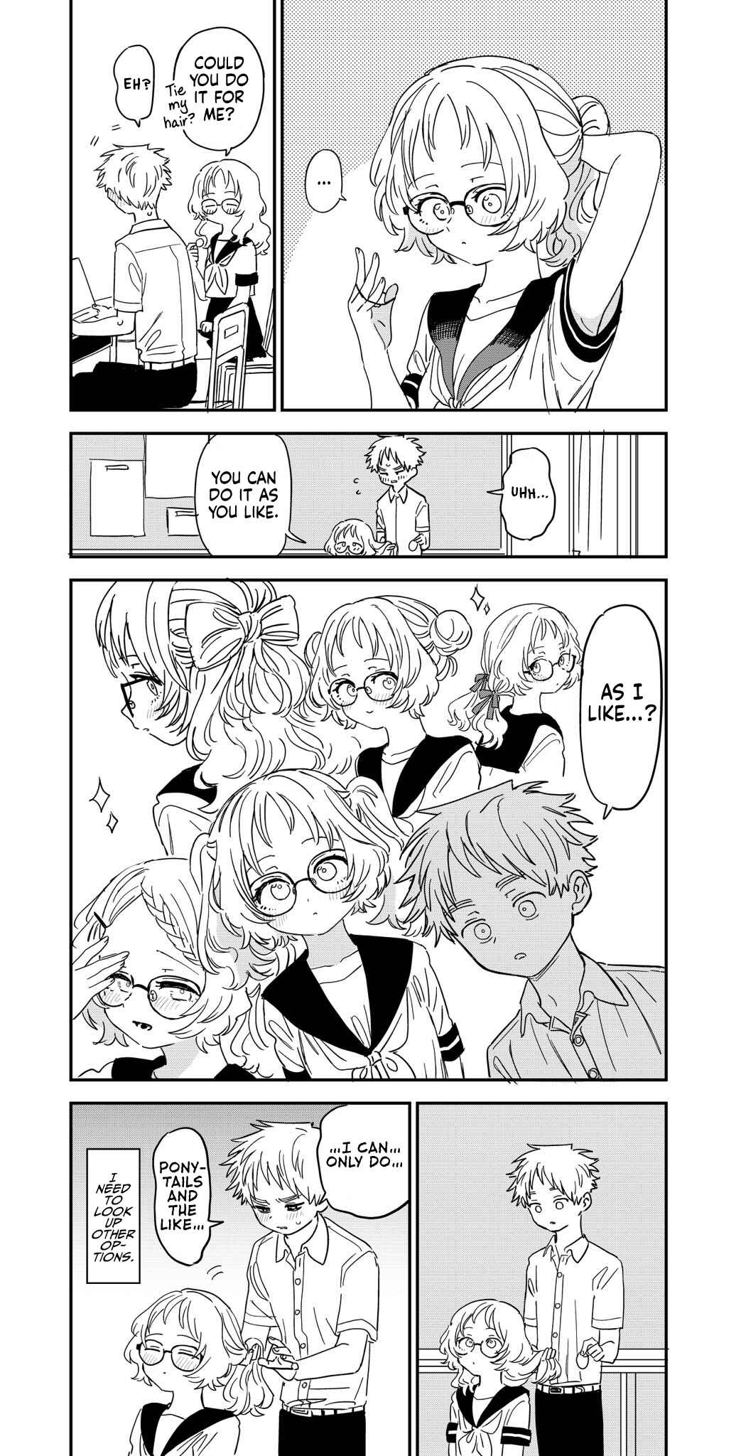 Page 1 Chapter 36 The Girl I Like Forgot Her Glasses - Twitter Side Stories