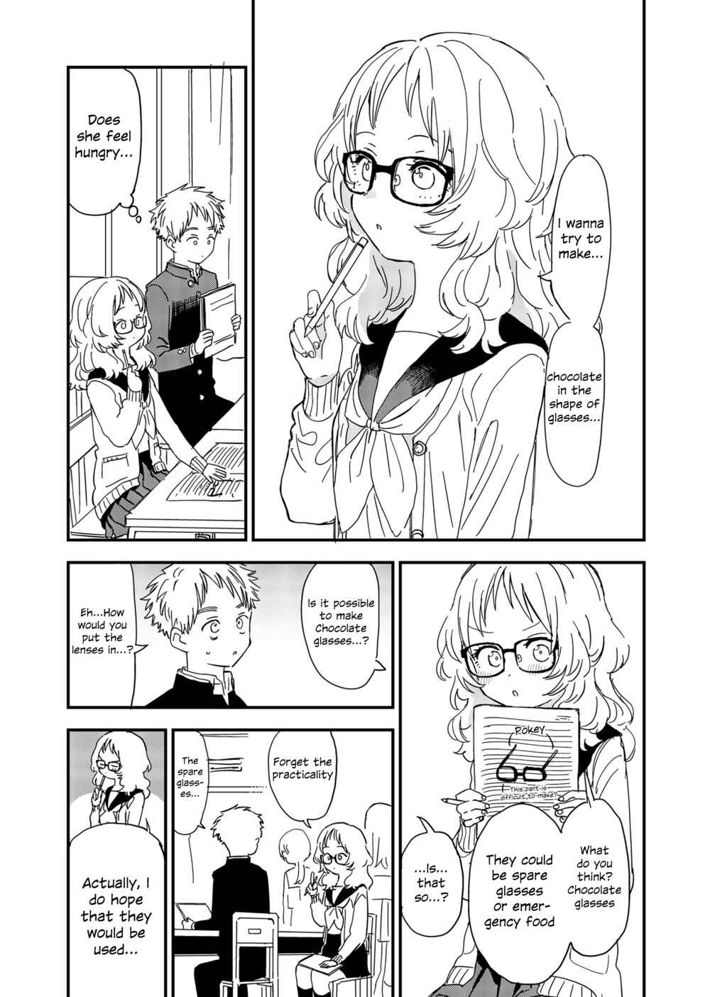 Page 1 Chapter 19 The Girl I Like Forgot Her Glasses - Twitter Side Stories