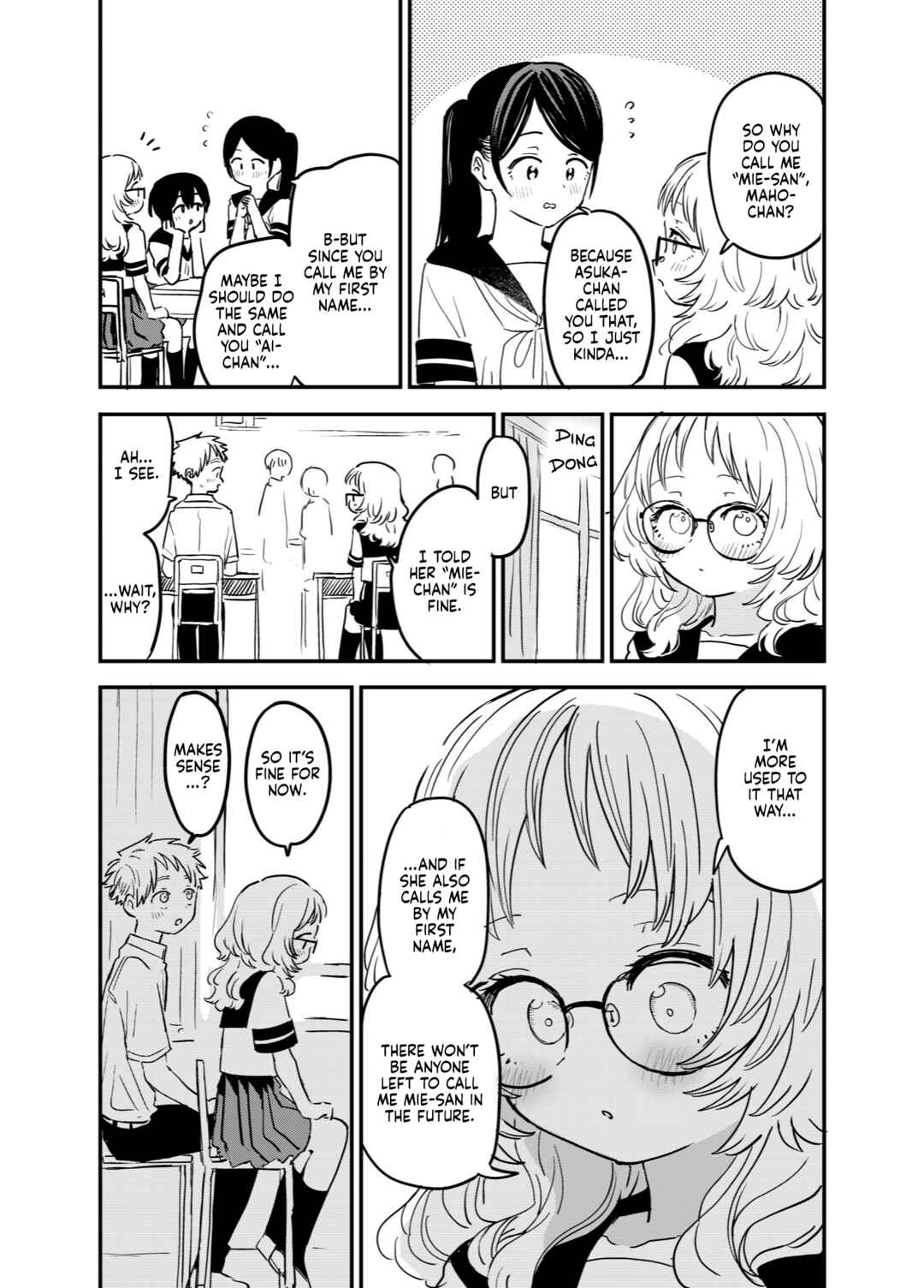 Page 1 Chapter 43 The Girl I Like Forgot Her Glasses - Twitter Side Stories