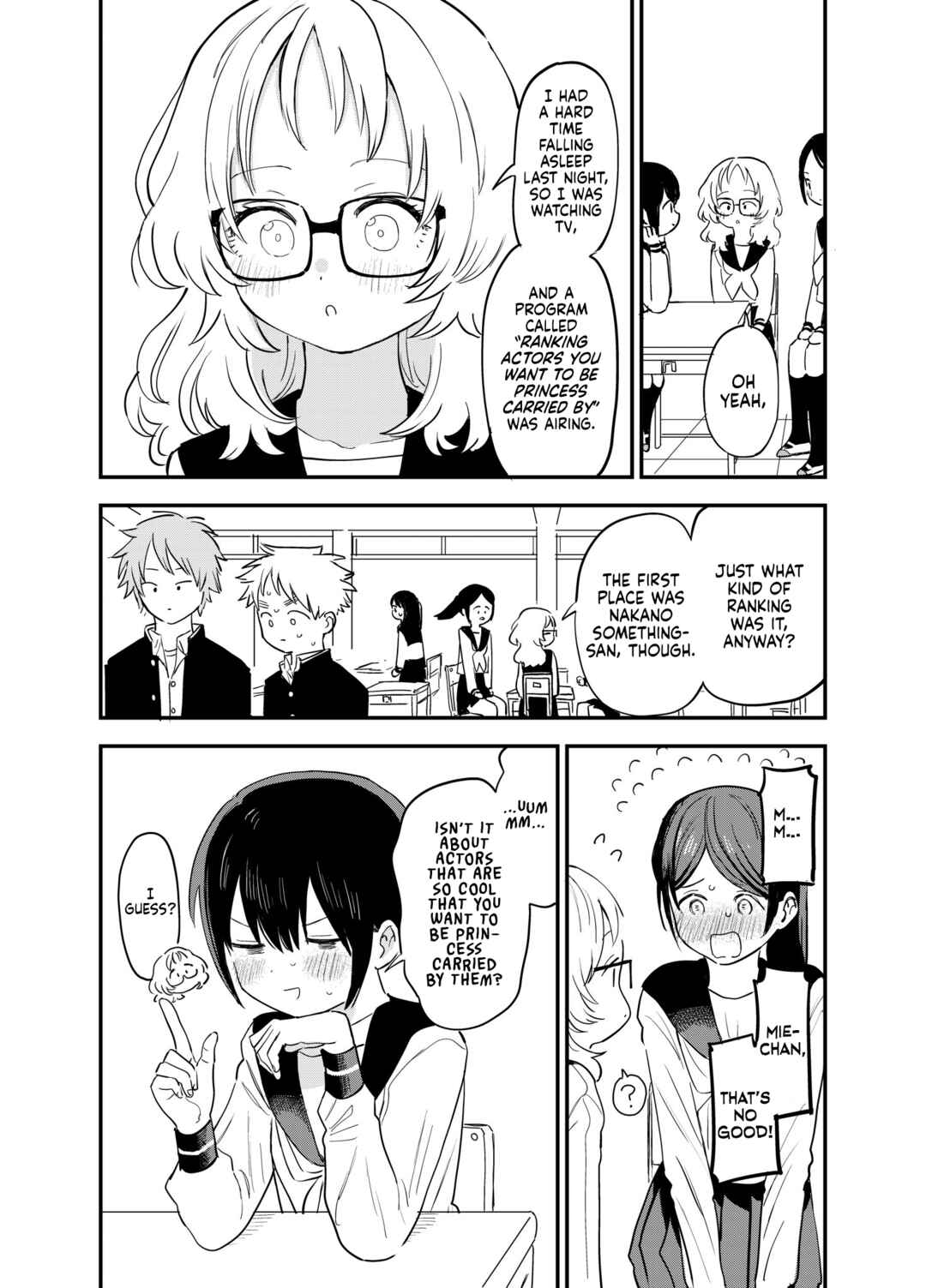 Page 1 Chapter 25 The Girl I Like Forgot Her Glasses - Twitter Side Stories