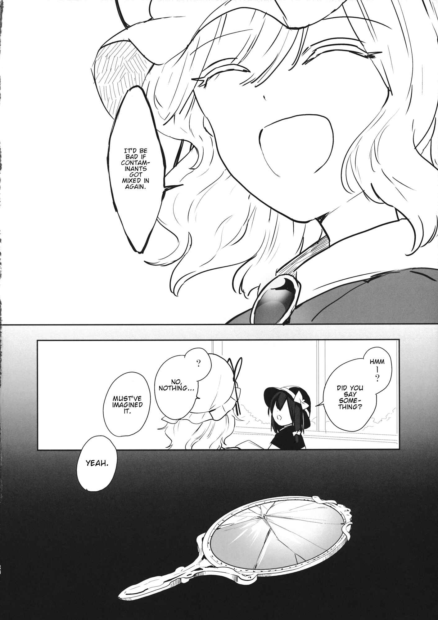 Page 27 Chapter Unknown_73b9 Touhou - Canaria wa Kagami no Naka (Doujinshi)