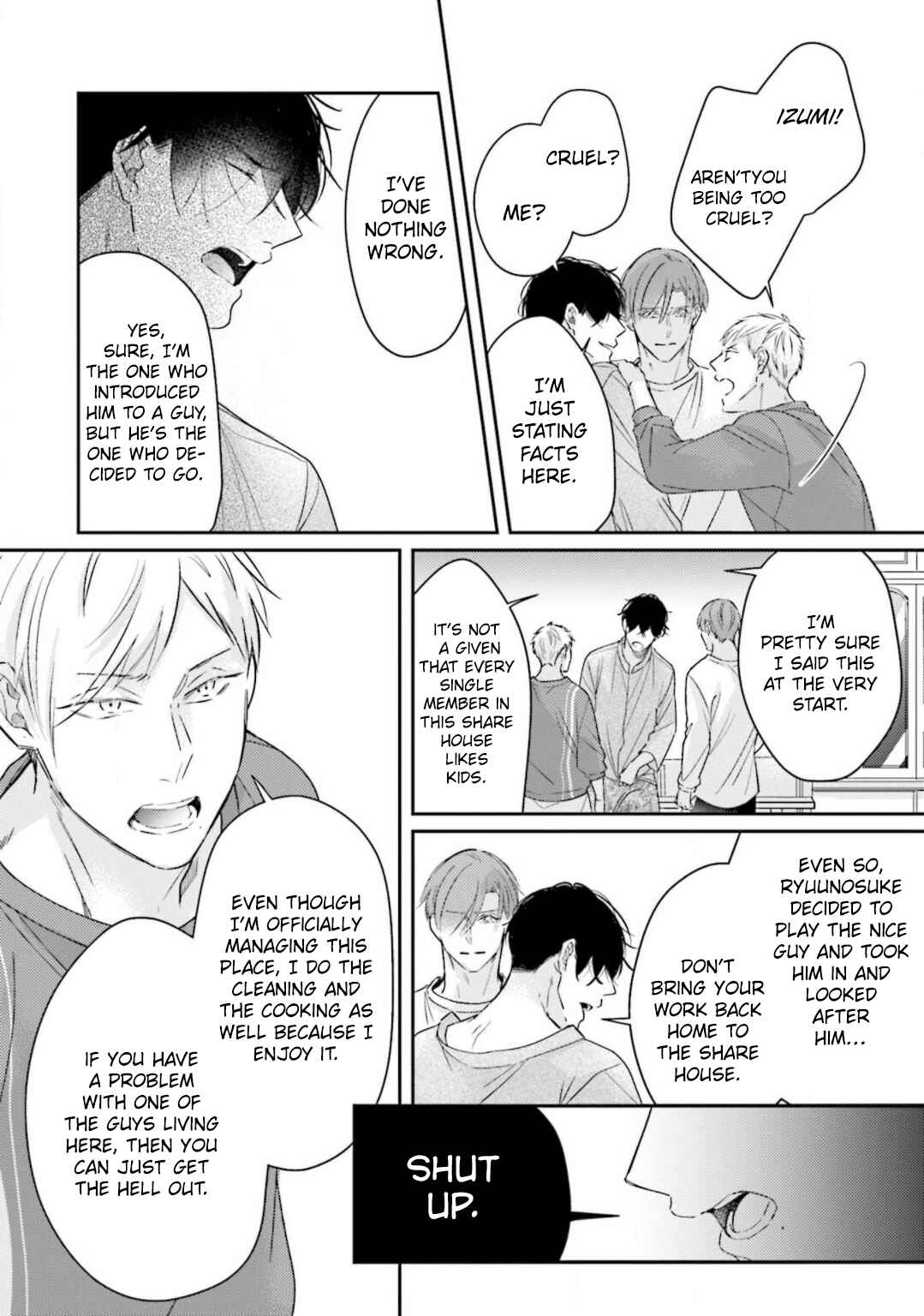 Page 8 Chapter 4 Mijukuna Papa wa Share House de Koi wo Shiru