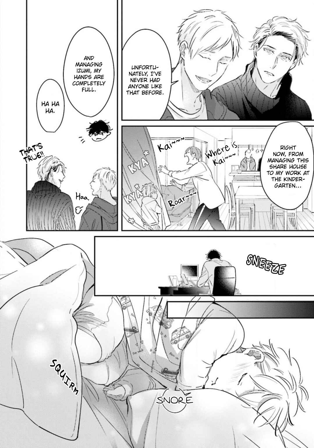 Page 14 Chapter 5 Mijukuna Papa wa Share House de Koi wo Shiru