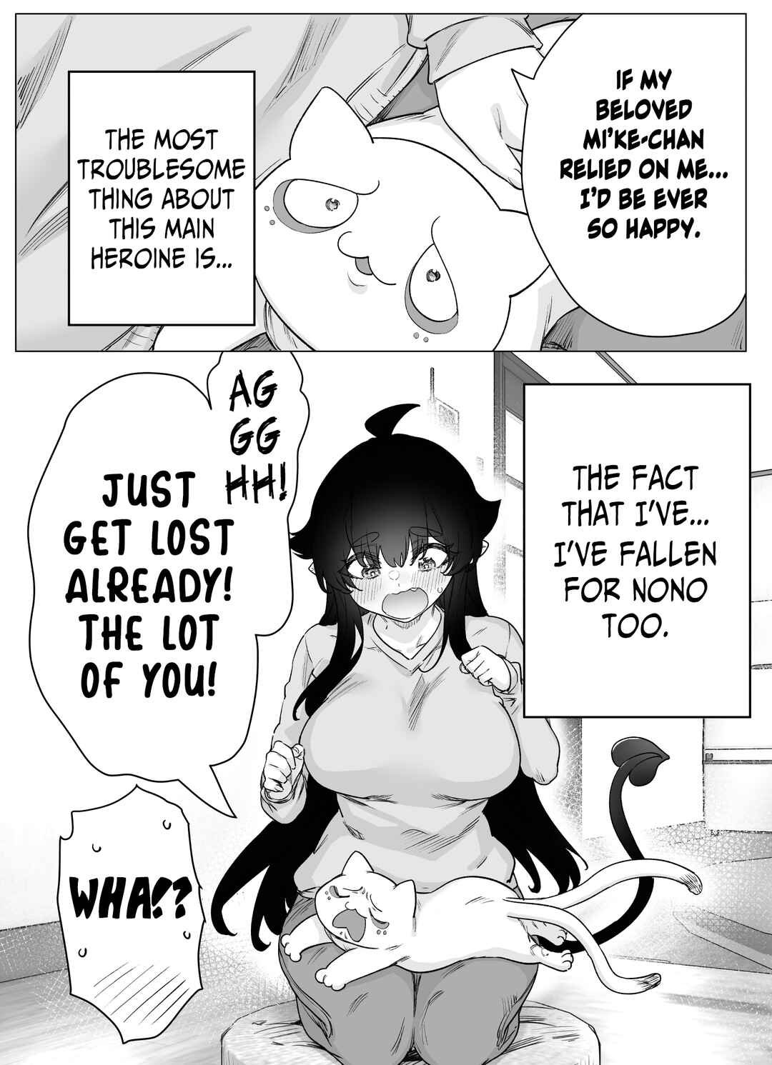 Page 4 Chapter 3 Even Though Shes the Losing Heroine, The Bakeneko-chan Remains Undaunted