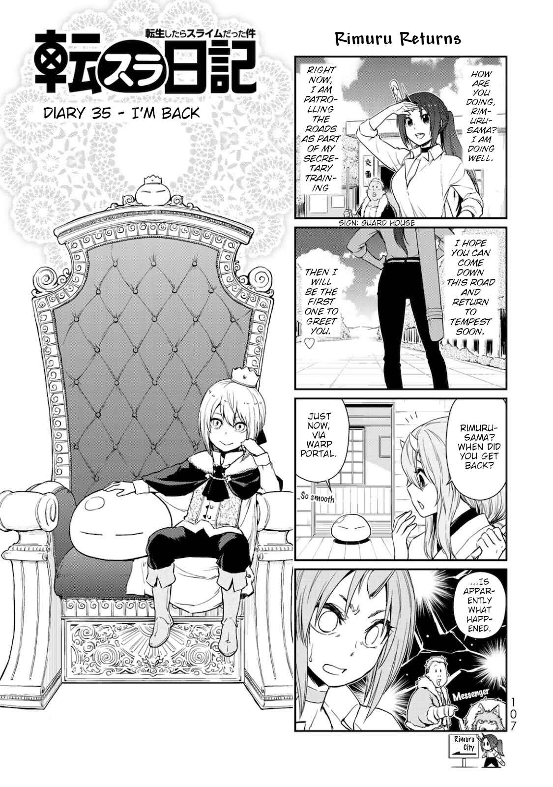 Page 1 Chapter 35 Tensura Nikki: Tensei Shitara Slime Datta Ken